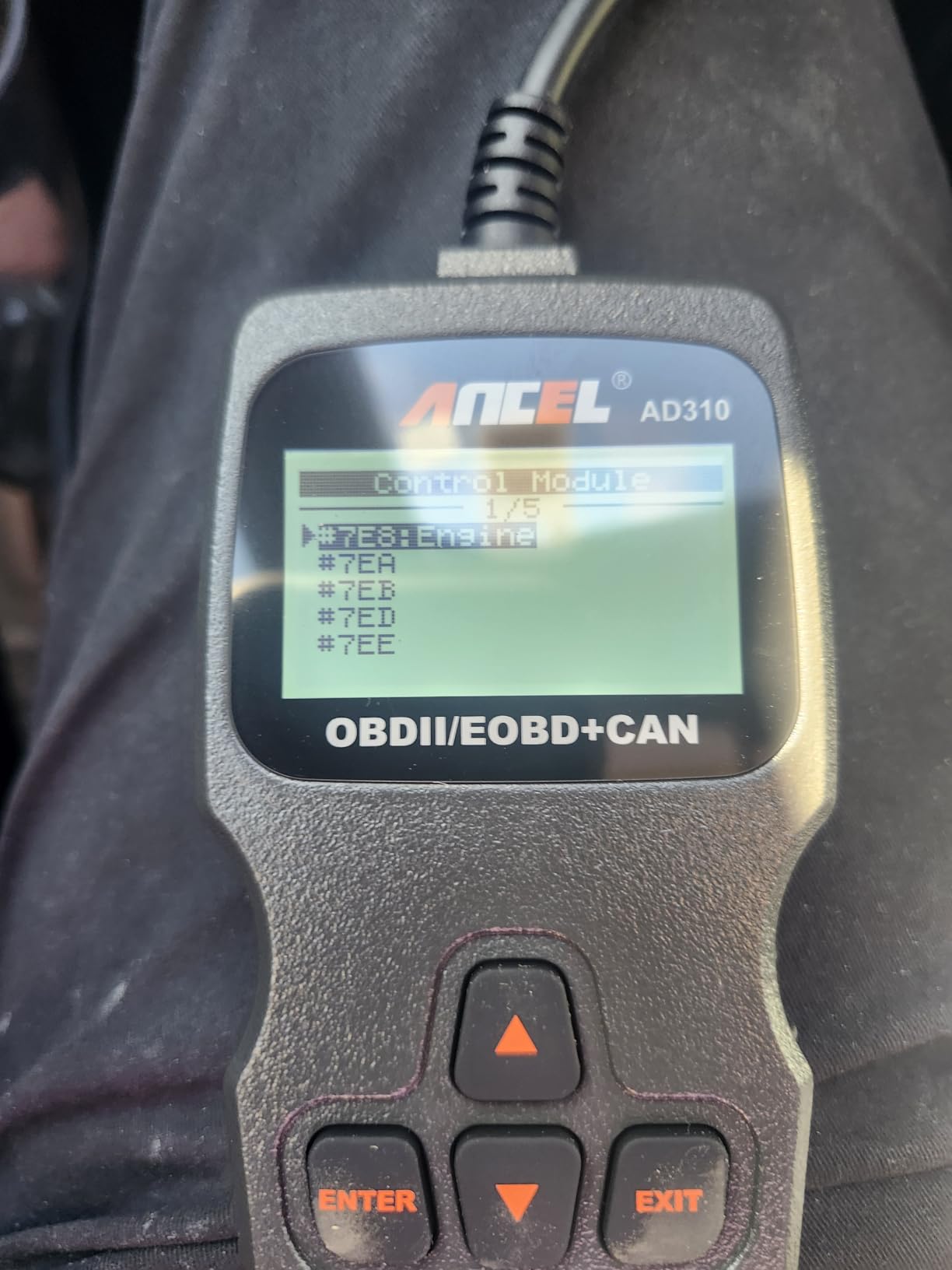 ANCEL AD310 Classic Enhanced Universal OBD II Scanner Car Engine Fault Code Reader CAN Diagnostic Scan Tool, Read and Clear Error Codes for 1996 or Newer OBD2 Protocol Vehicle (Black) customer photo 1