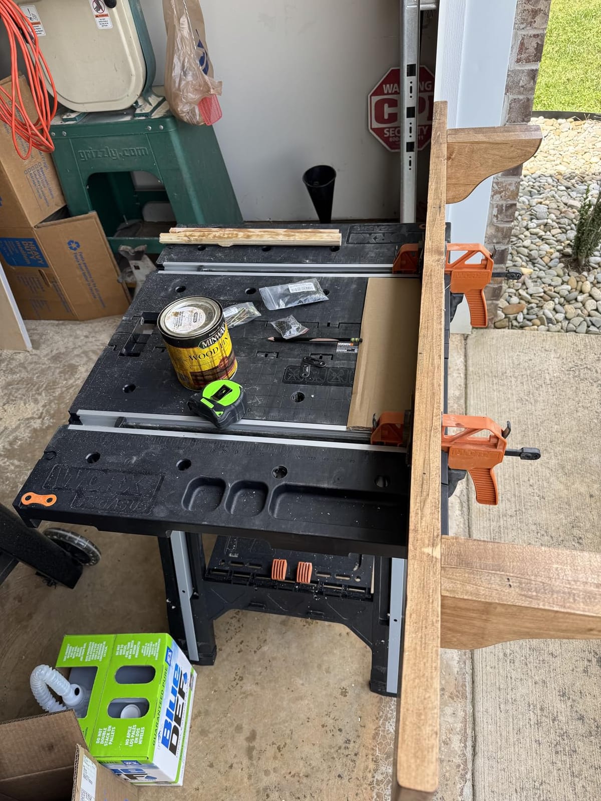 WORX Portable Folding Workbench, 2-in-1 Pegasus Table & Sawhorse, WX051 customer photo 1