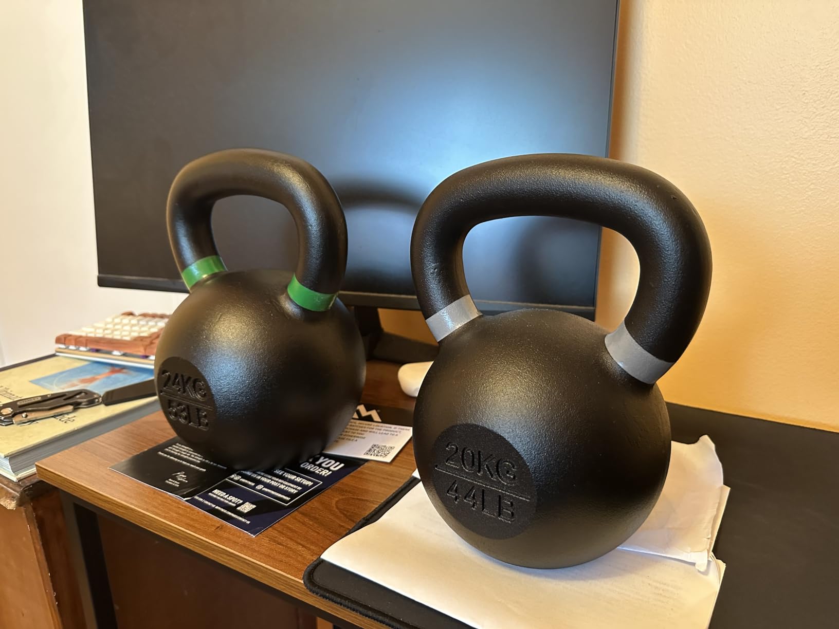 REP Fitness Kettlebell Set and Singles, 4kg to 24kg, 9lb to 53lb Weight Range, Cast Iron, Strength Exercise Training, Home Gym, Power Workout Equipment, Free Weights, Dumbbell Alternative customer photo 2