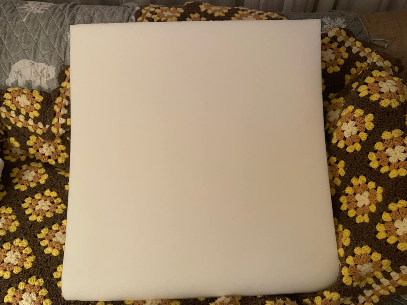 Xtreme Comforts Wedge Pillow Headboard | 7 Inch Bed Wedge Pillow Cushion for Sleeping, Reading, and Lounging | Multi-Use Support for Upright Rest, Back Support & Leg Elevation customer photo 1