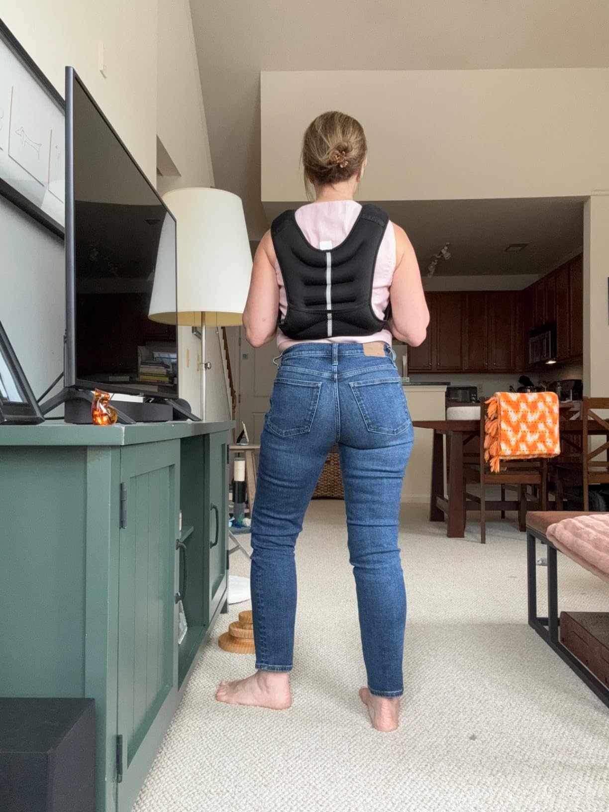 TONE Fitness Weighted Vest for Men & Women - Workout Vest for Walking, Running, Cardio & Strength Training | 8 lb or 12 lb Options | Multiple Colors customer photo 2