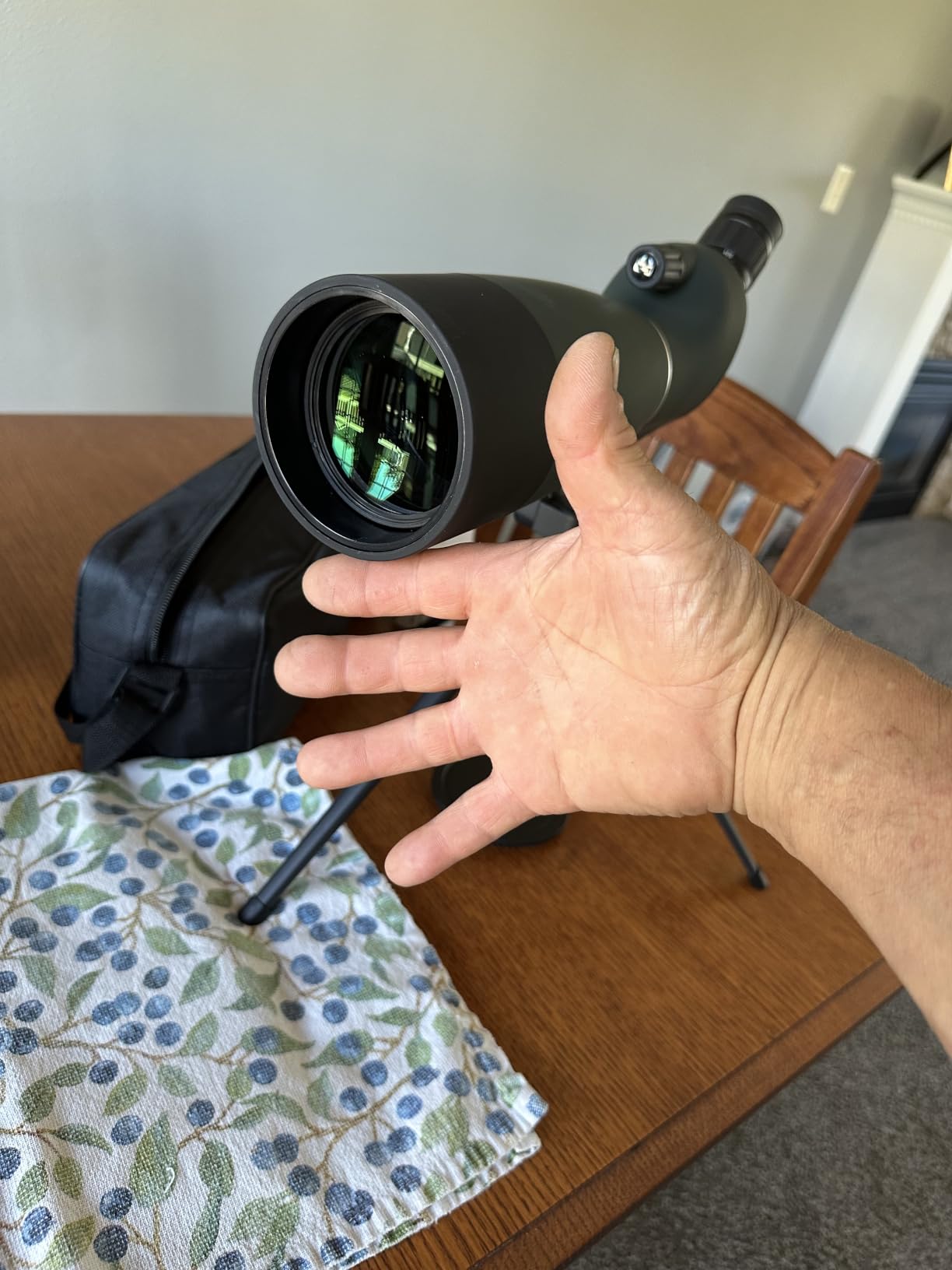 SVBONY SV28 Spotting Scope, Angled 25-75x70 with Tripod for Target Shooting customer photo 1