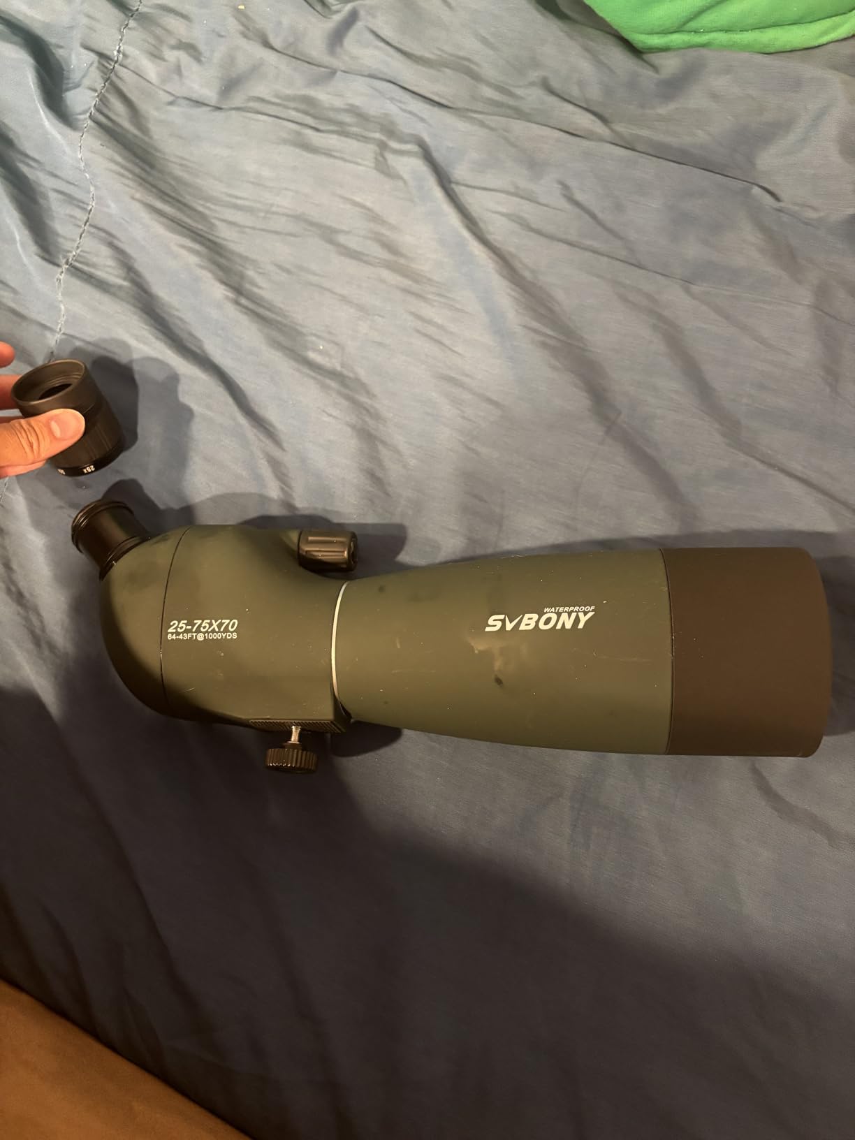 SVBONY SV28 Spotting Scope, Angled 25-75x70 with Tripod for Target Shooting customer photo 2