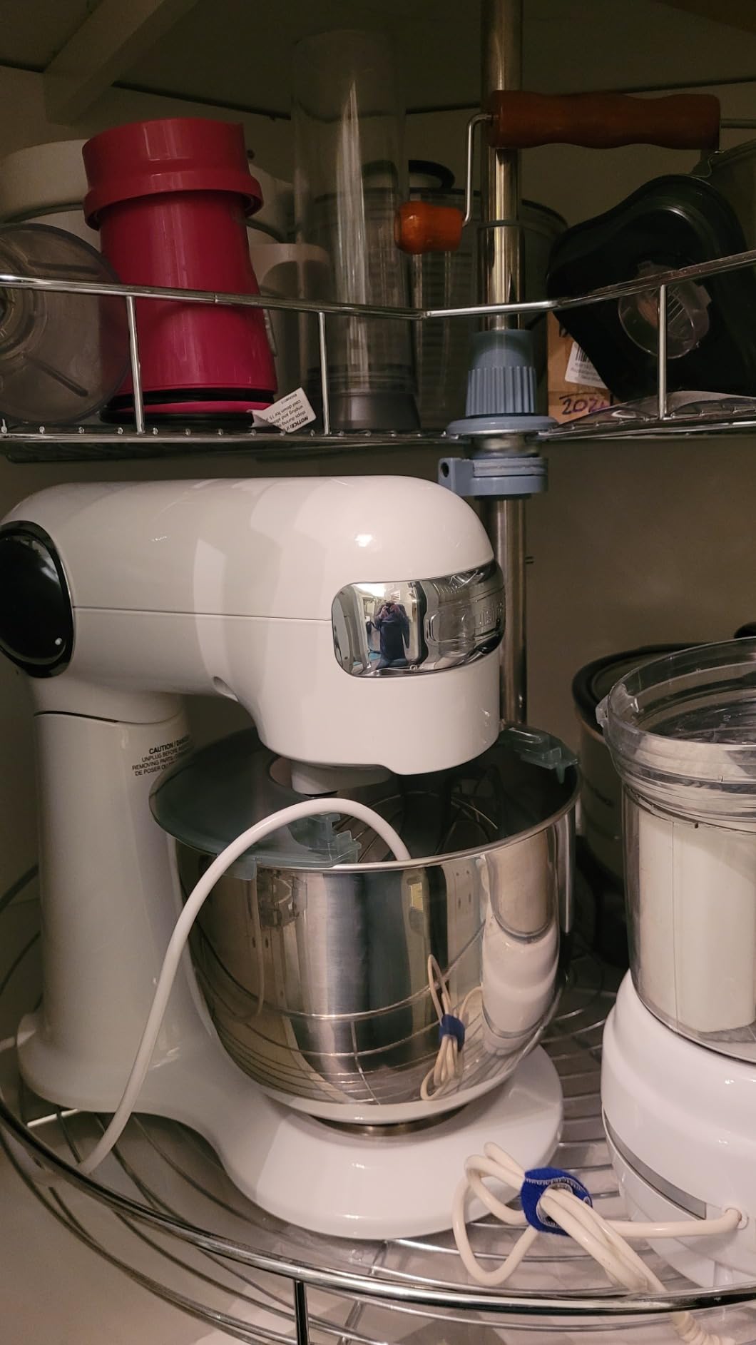 Cuisinart Stand Mixer, 12 Speed, 5.5 Quart Stainless Steel Bowl, Chef’s Whisk, Mixing Paddle, Dough Hook, Splash Guard w/ Pour Spout, Periwinkle Blue, SM-50TQNAS customer photo 1