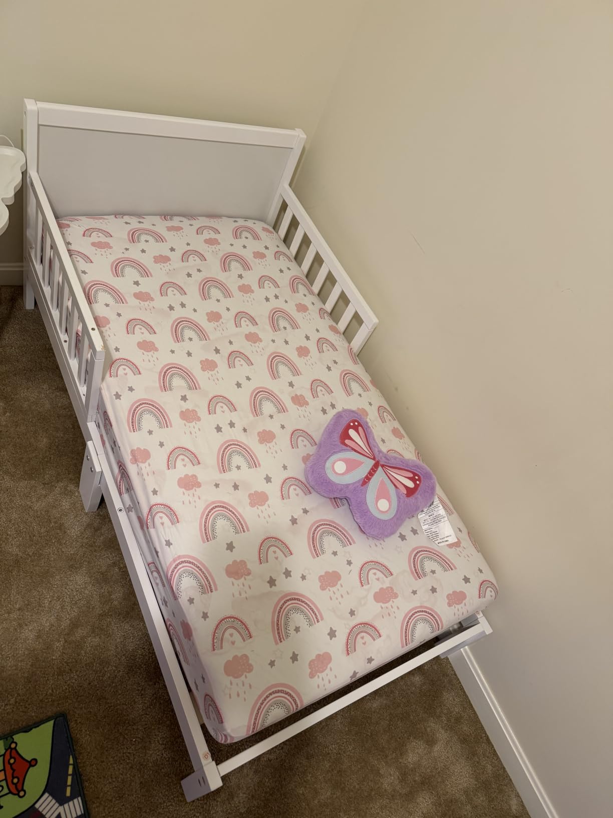 Dream On Me Brookside 3-in-1 Toddler Bed, GREENGUARD Gold, White customer photo 1
