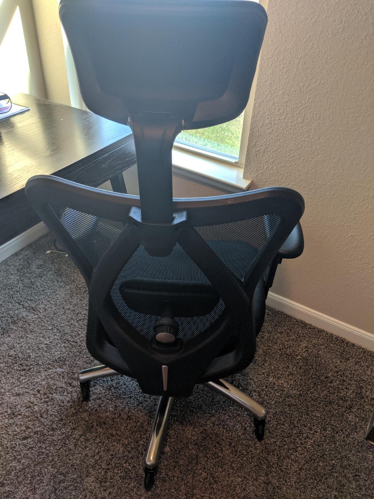 Duramont Ergonomic Office Chair | Adjustable Desk Chair with Lumbar Support and Rollerblade Wheels | High Back Chair with Breathable Mesh | Thick Seat Cushion customer photo 1