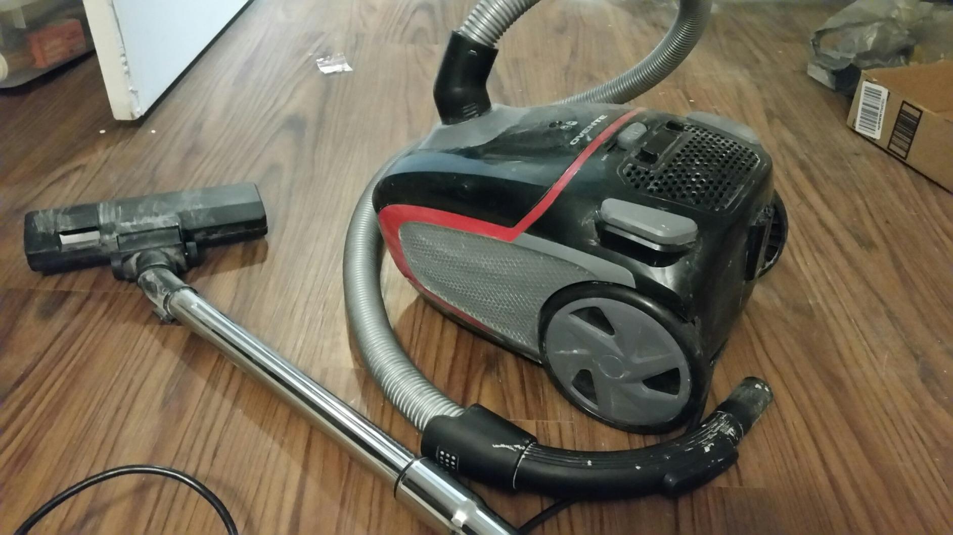 OVENTE Canister Upright Vacuum Cleaner, 1400W Power Suction, Black ST1600B customer photo 2