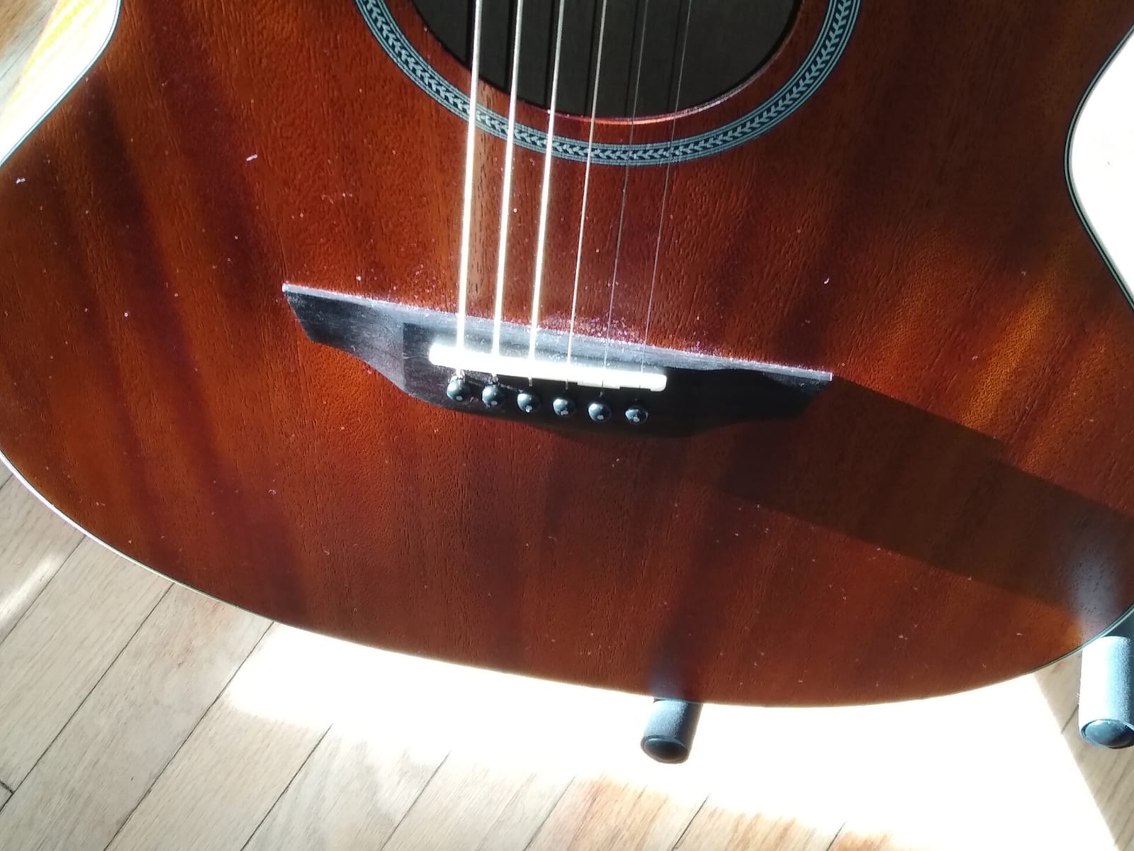 Orangewood Rey Cutaway Style Acoustic Guitar with Mahogany Top customer photo 1