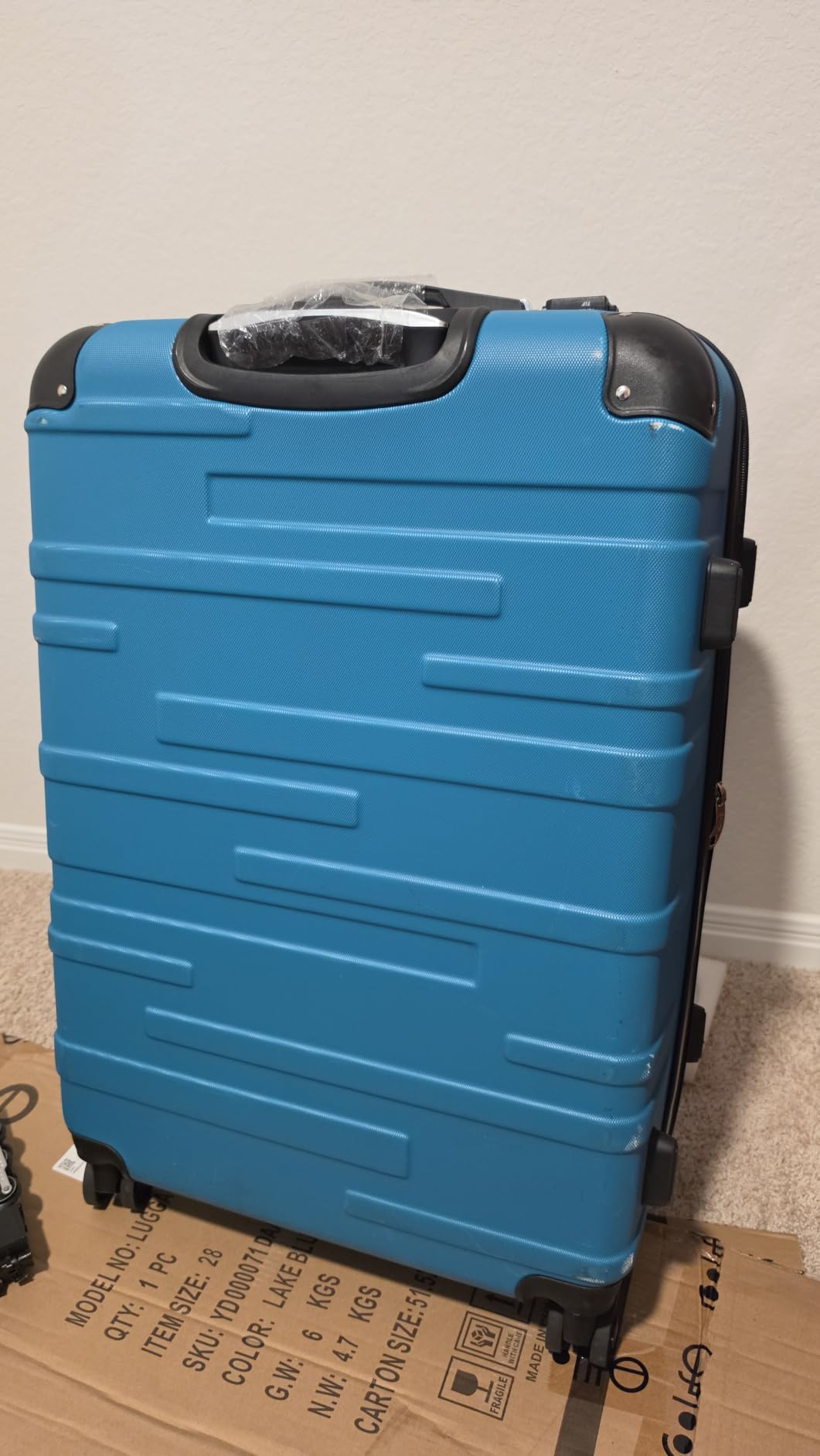Coolife Hardside ABS Luggage, TSA Lock, Spinner Wheels, 3-Piece Set customer photo 2