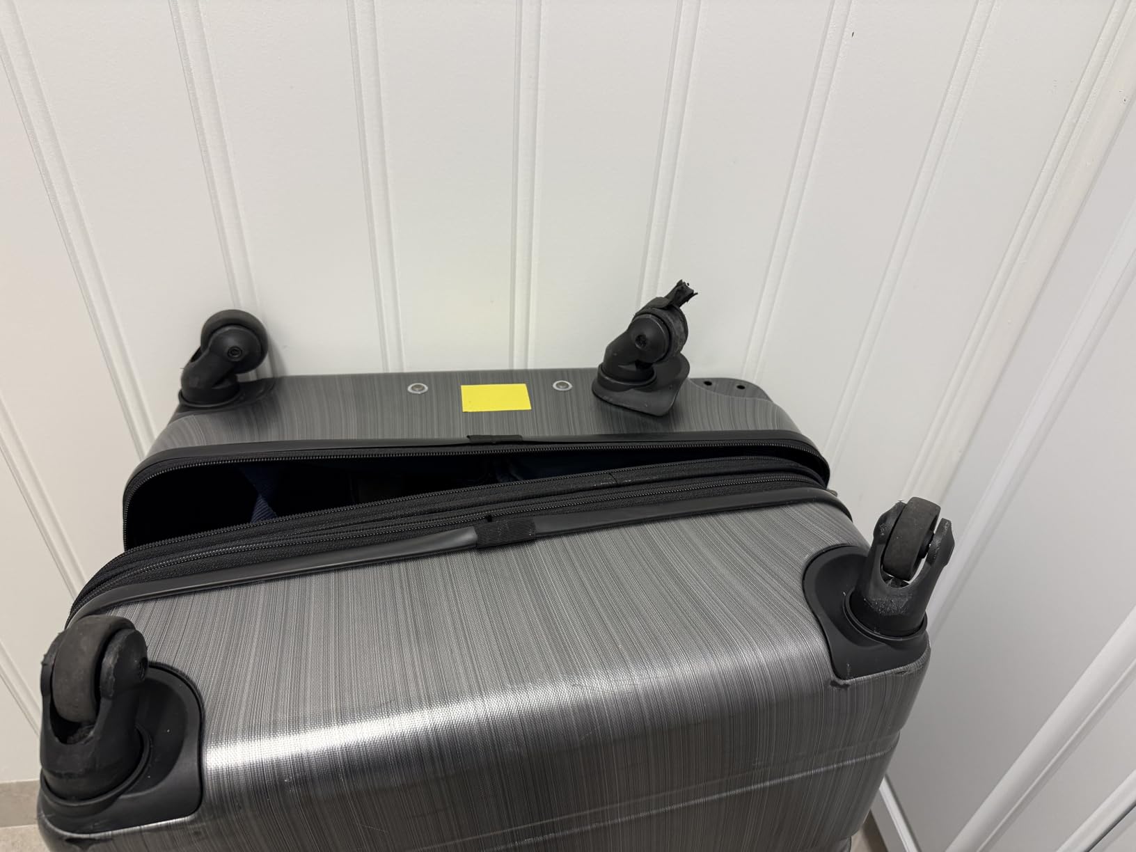 Coolife Large Checked Luggage Hardside Suitcase with Spinner Wheels, 28in customer photo 1