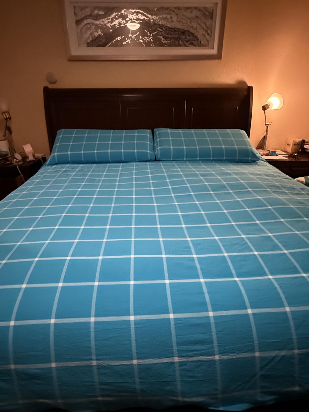 FACE TWO FACE Bedding Duvet Cover Set100% Washed Cotton Duvet Cover Linen Like Textured Breathable Durable Soft Comfy(King, White) customer photo 1