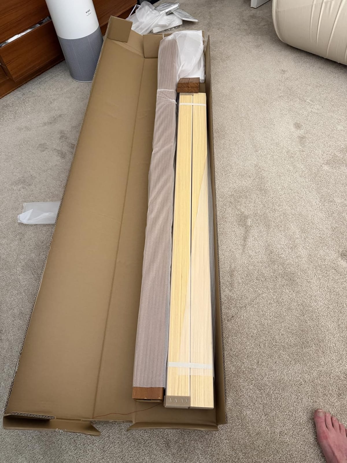 Mellow Naturalista Classic - 12 Inch Solid Wood Platform Bed with Wooden Slats, No Box Spring Needed, Easy Assembly, Queen, Pine customer photo 2