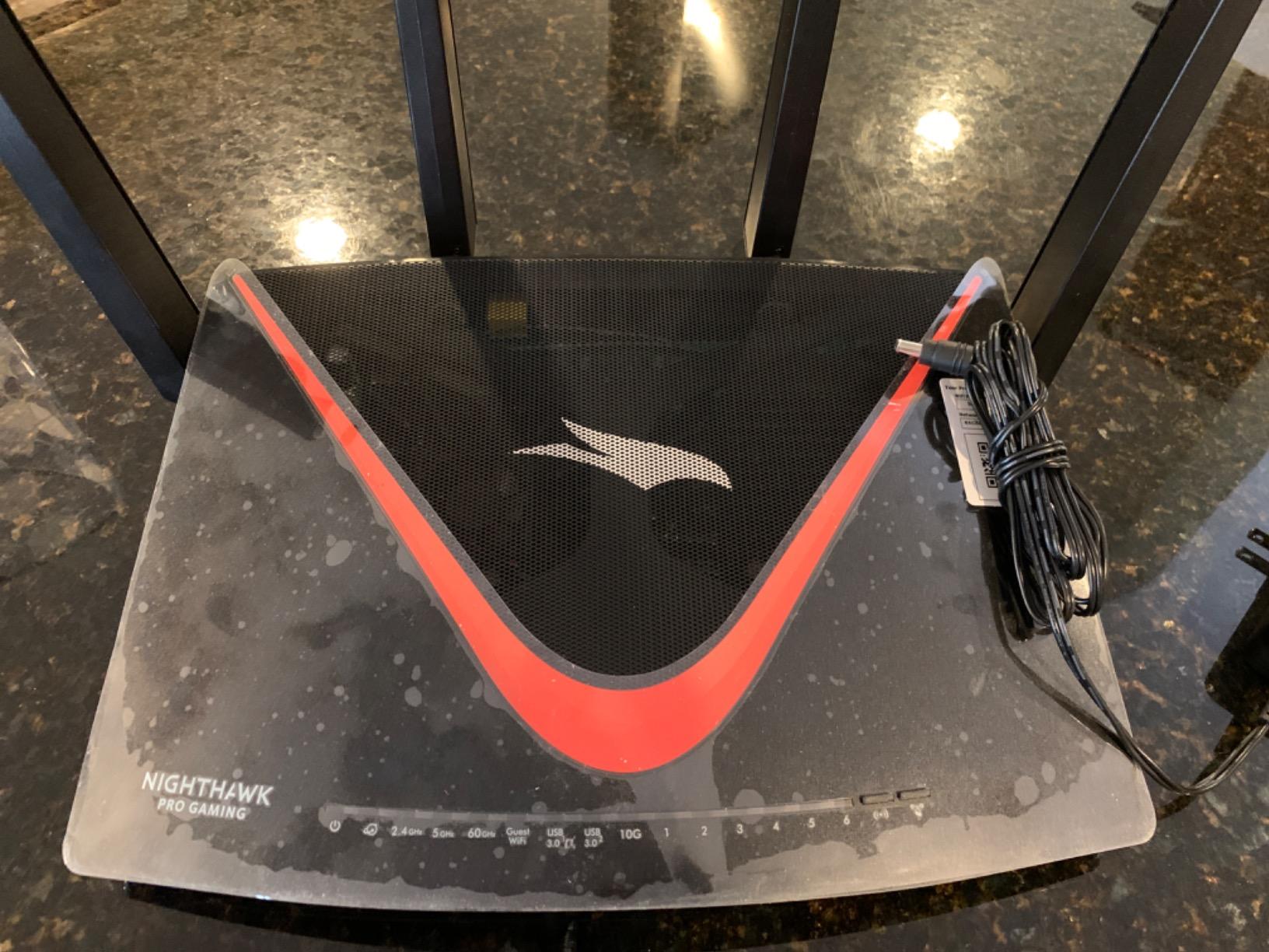 NETGEAR Nighthawk Pro Gaming XR700 WiFi Router with 6 Ethernet Ports and Wireless speeds up to 7.2 Gbps, AD7200, Optimized for The Lowest ping customer photo 2