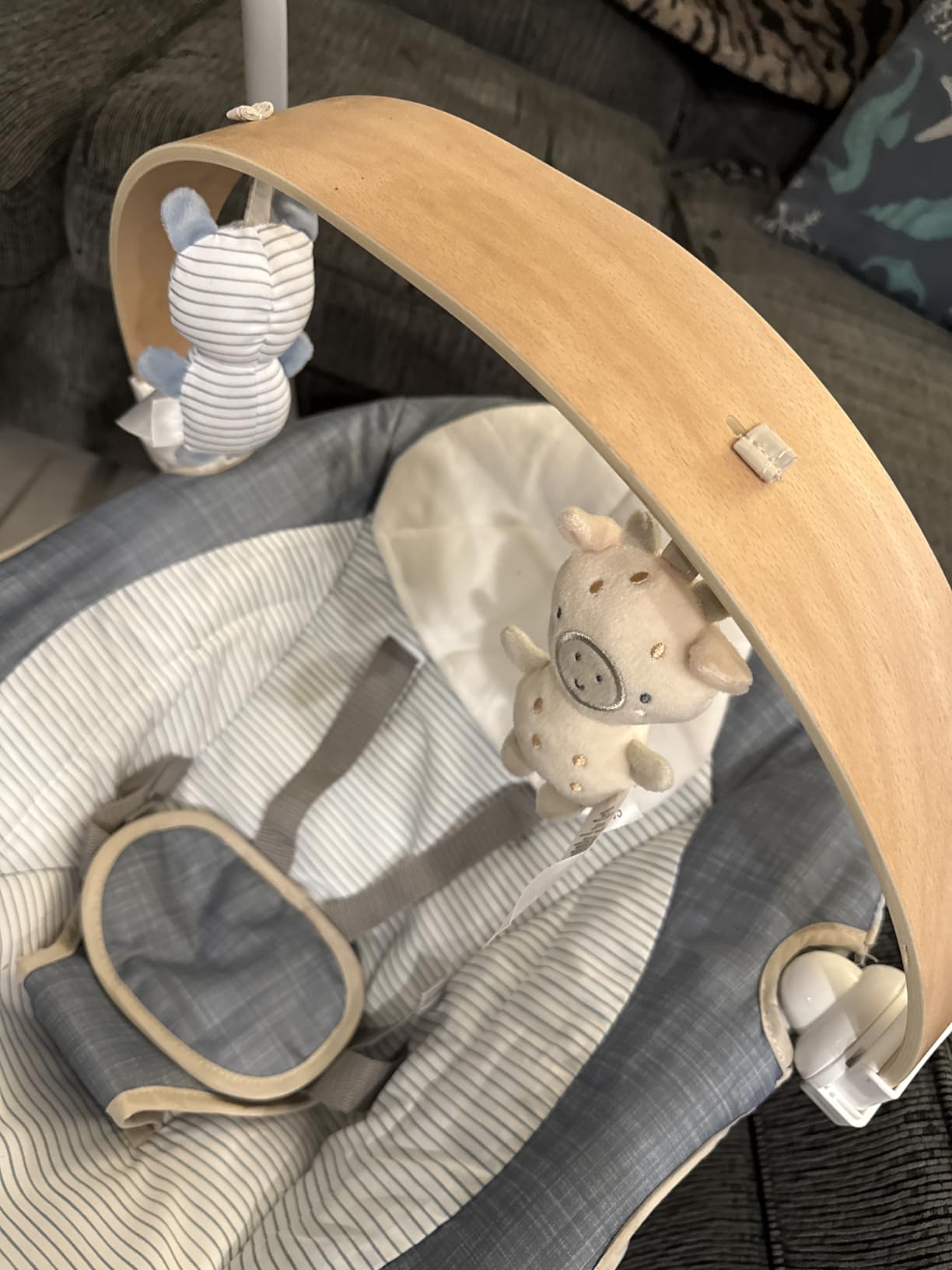 Ingenuity SimpleComfort Portable Baby Swing, Newborn to 9 Months, Pink customer photo 2