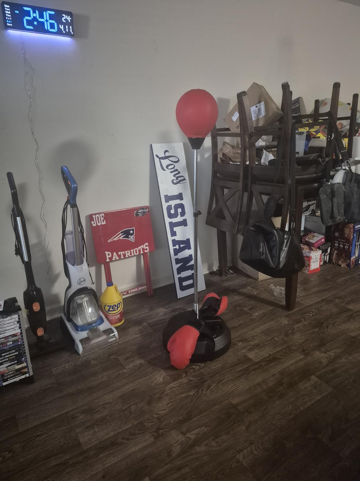 Tech Tools Punching Bag with Stand Adjustable Boxing Speed Bag Teens Adults customer photo 2