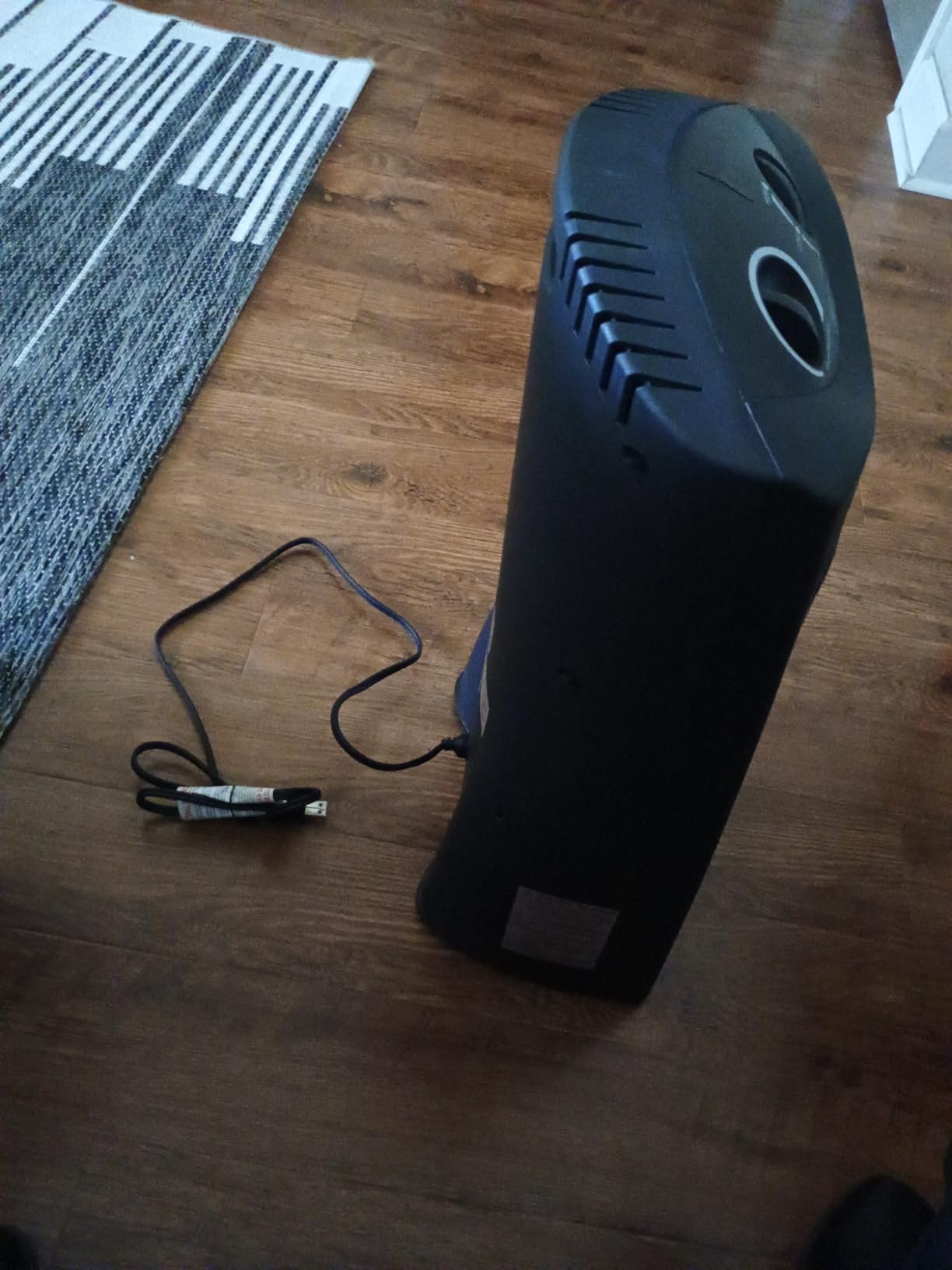 BLACK+DECKER Infrared Radiant Quartz Tower Heater, BHTI06, Black customer photo 2