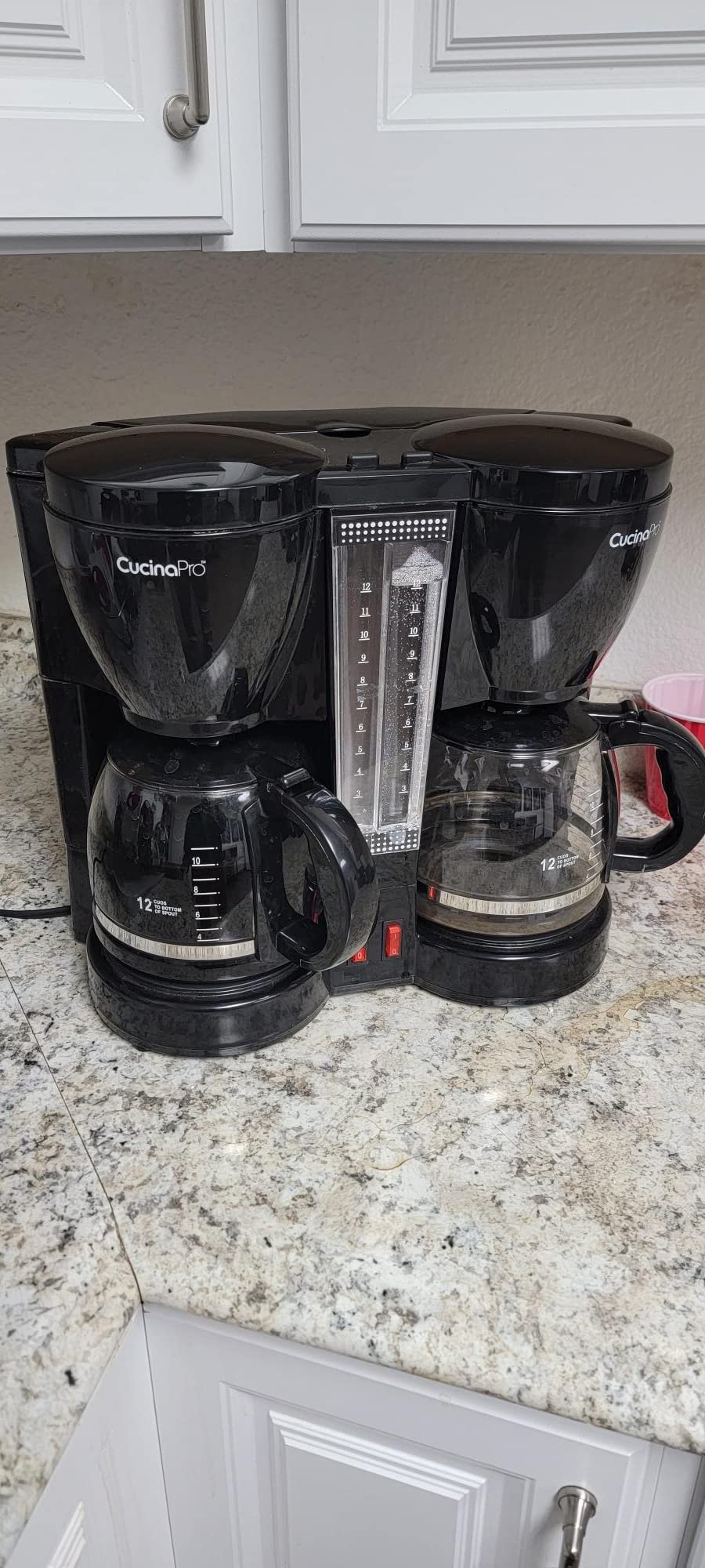 Double Coffee Brewer Station, Dual Drip Coffee Maker Brews two 12-cup Pots customer photo 2