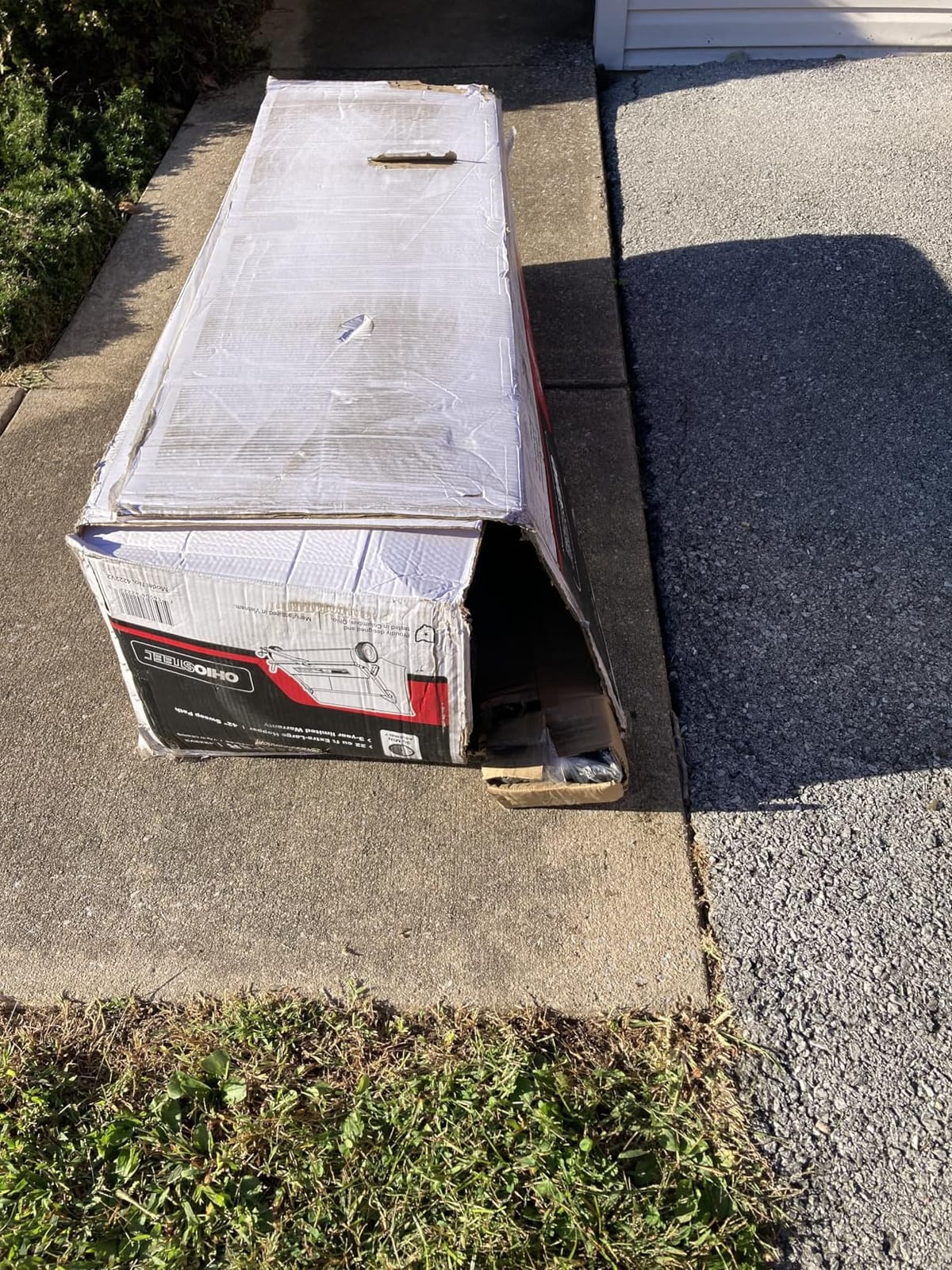Ohio Steel 4222V2 Lawn Sweeper, 22 cu.ft, Gray customer photo 2