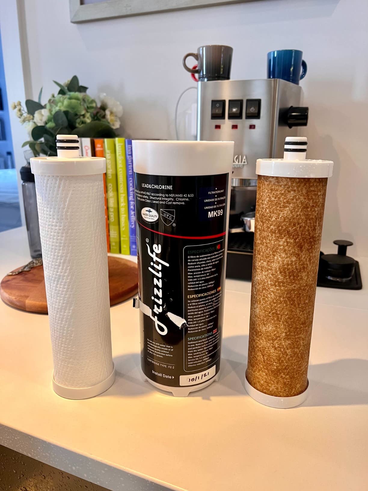 Frizzlife Under Sink Water Filter System-NSF/ANSI 53&42 Certified High Capacity Direct Connect Under Counter Drinking Water Filtration System-0.5 Micron Reduces Lead, Chlorine, Bad Taste & Odor customer photo 1