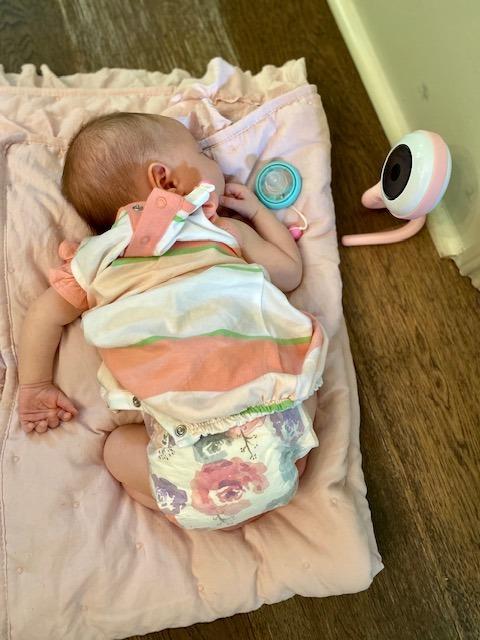 Lollipop Baby Monitor (Turquoise) - Full-Featured Smart Wi-Fi Camera of True Crying Detection with Extra in-App Plan of Breathing Monitoring/Sleep Tracking-Accessories Free/7 Days Trial Period customer photo 2
