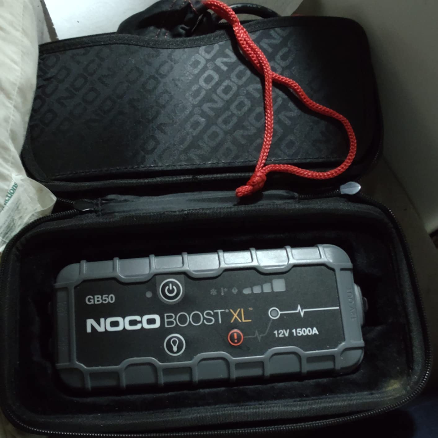 NOCO Boost GB50 1500A UltraSafe Jump Starter, 12V Lithium Battery Booster | Spark-Proof & Reverse Polarity Protection, For Car, Truck, Motorcycle, SUV, Boat, ATV, RV, up to 7.0L Gas & 4.5L Diesel customer photo 2