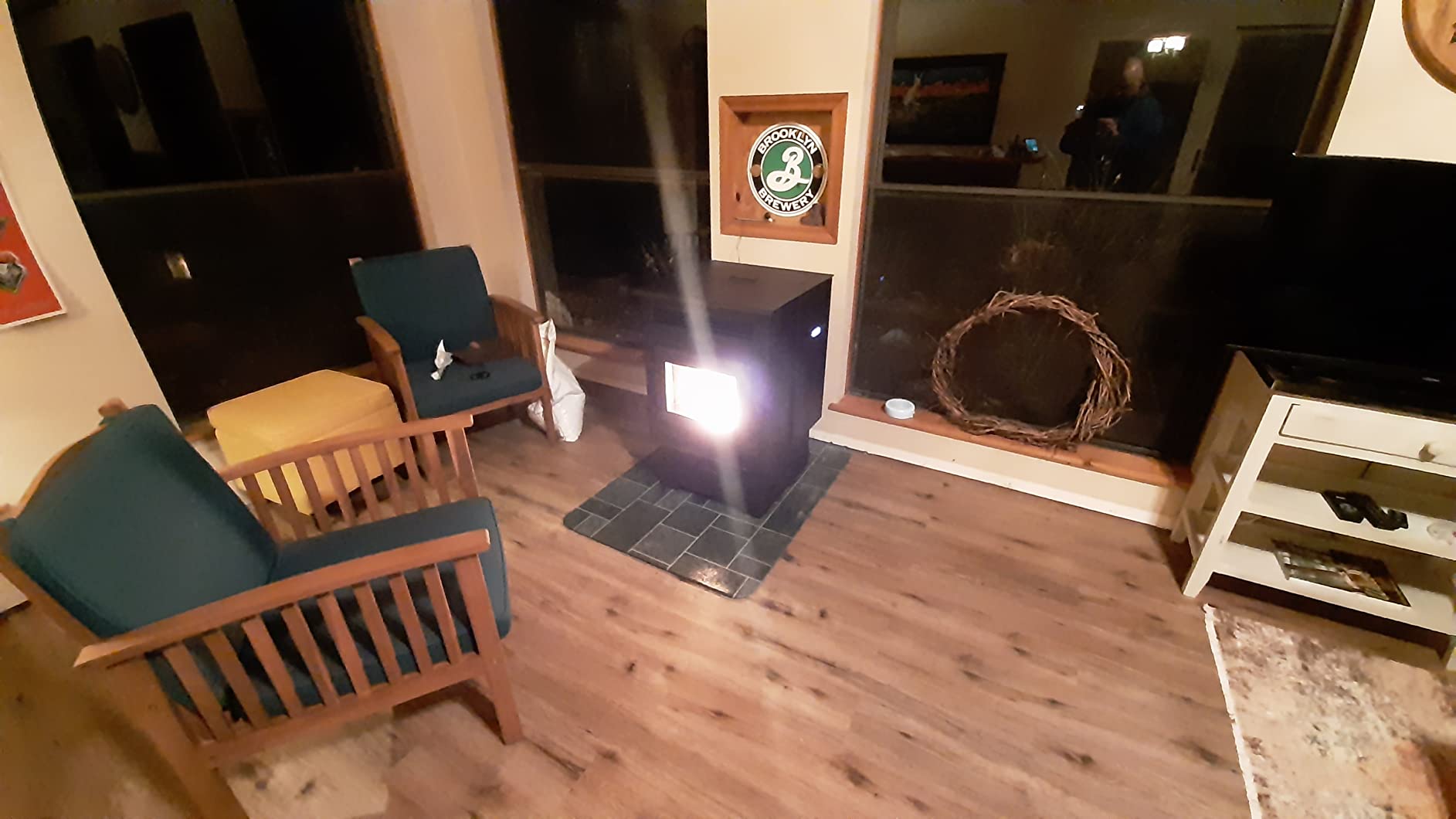 Cleveland Iron Works Medium Pellet Stove - 60lb Hopper customer photo 2