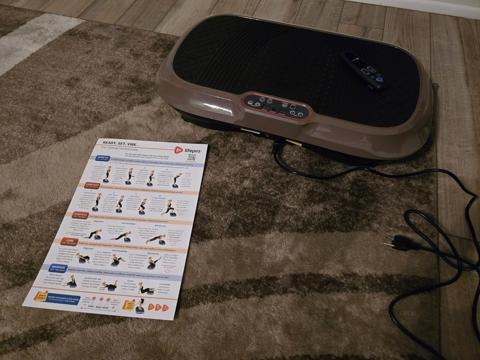Lifepro Waver Vibration Plate Exercise Machine with 99 Speeds & 10 Presets customer photo 2