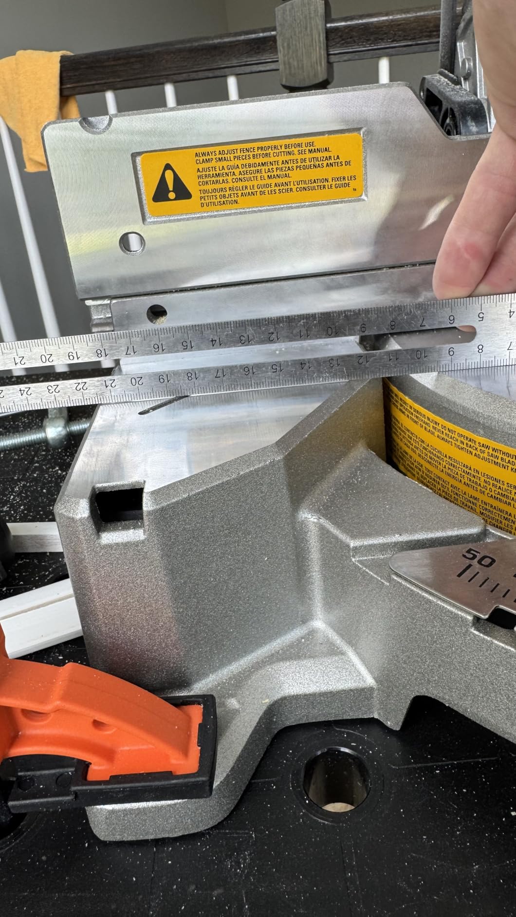 DEWALT Miter Saw, Single Bevel, Compound, 10-Inch, 15-Amp (DWS713) customer photo 2
