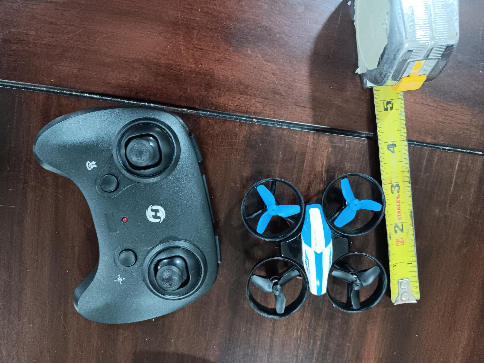 Holy Stone Mini Drone for Kids and Beginners RC Nano Quadcopter Indoor Small Helicopter Plane with Auto Hovering, 3D Flips, Headless Mode and 3 Batteries, Great Gift Toy for Boys and Girls, HS210 Blue customer photo 2