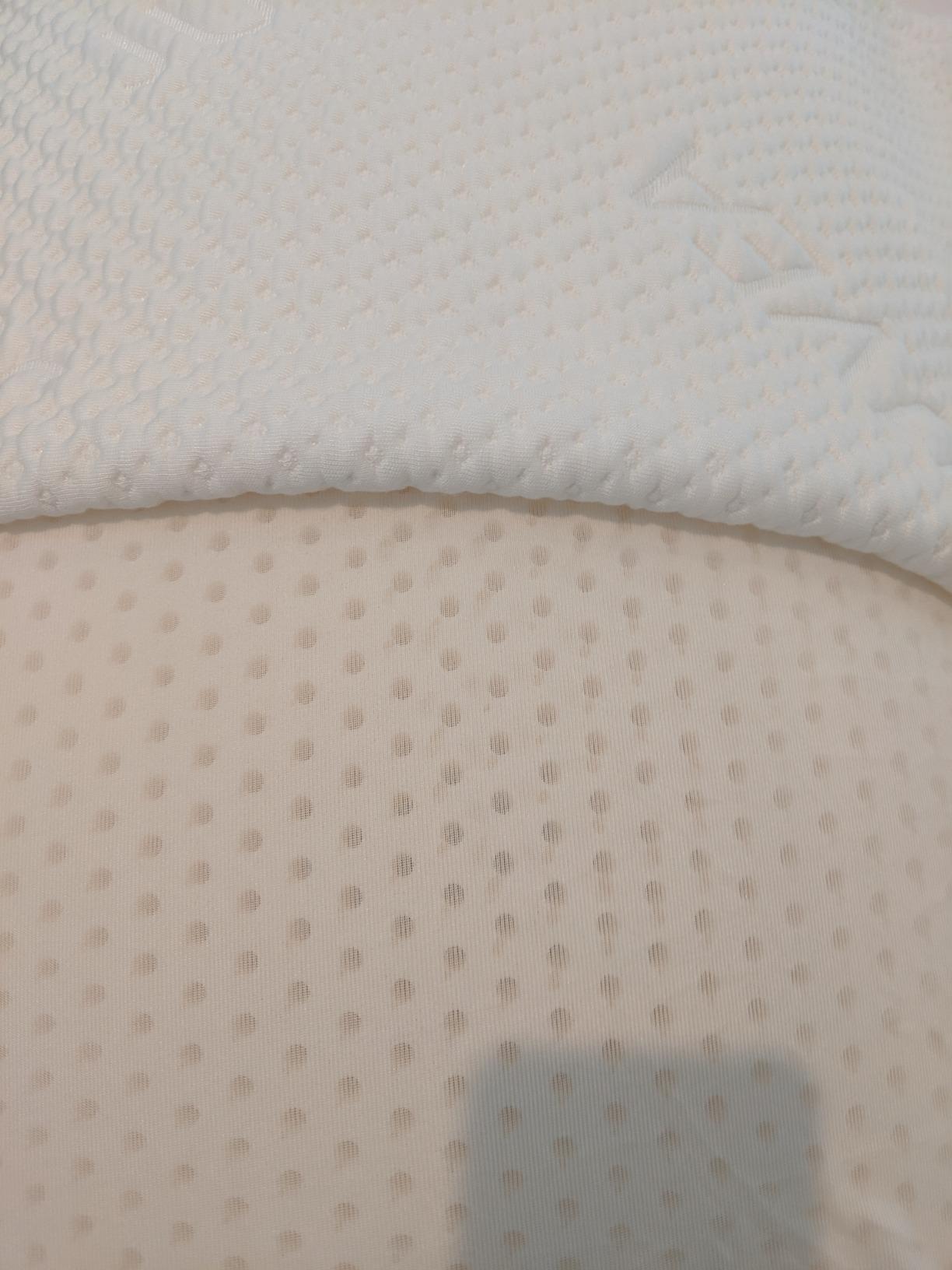 JUVEA Elevate High-Profile Latex Pillow, Tencel Cover, Standard customer photo 2