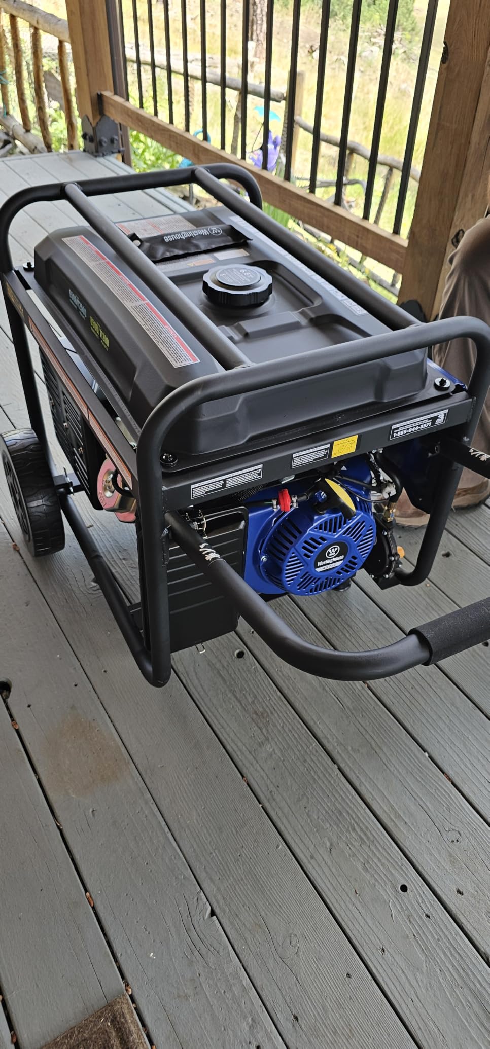 Westinghouse 12500 Watt Dual Fuel Home Backup Portable Generator, Remote Electric Start, Transfer Switch Ready, Gas and Propane Powered customer photo 2