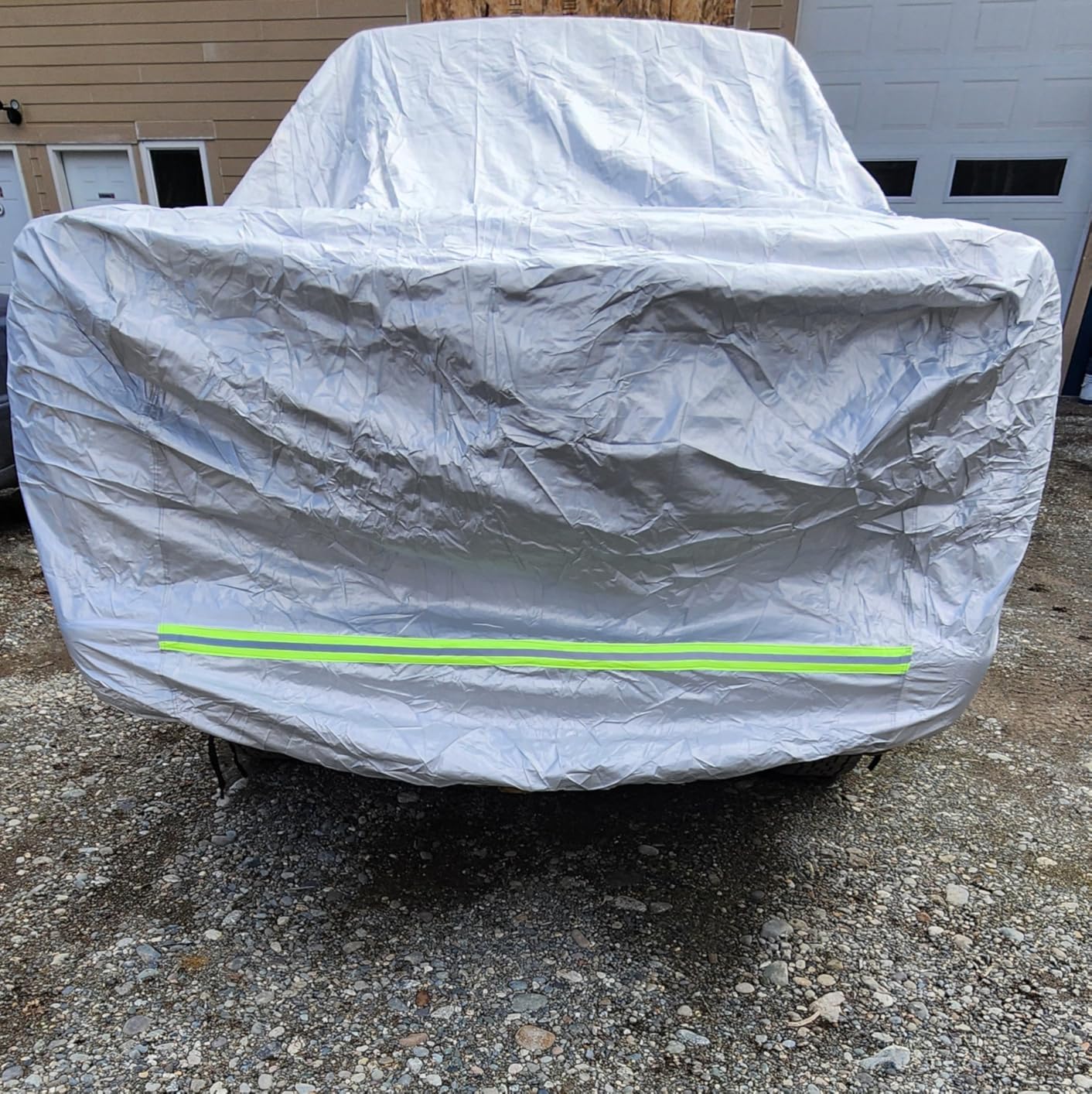 Favoto Car Cover Waterproof All Weather Windproof for Sedans 184-193 Inches customer photo 1