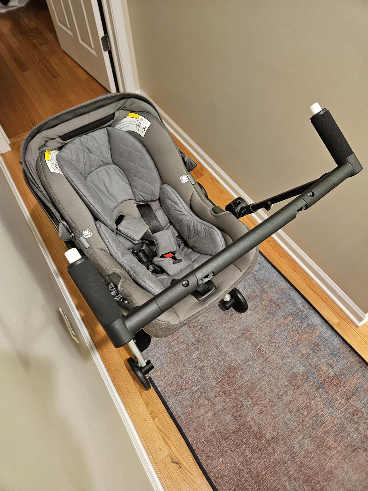 gb Pockit+ All City, Ultra Compact Lightweight Travel Stroller with Front Wheel Suspension, Full Canopy, and Reclining Seat in Night Blue customer photo 1