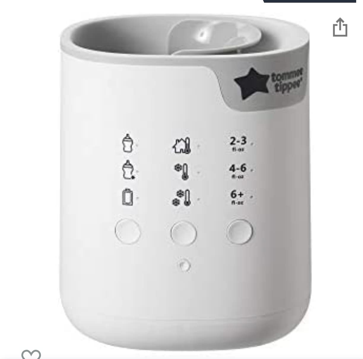 Tommee Tippee Bottle & Food Warmer, Automatic Timer, Touch Settings customer photo 1