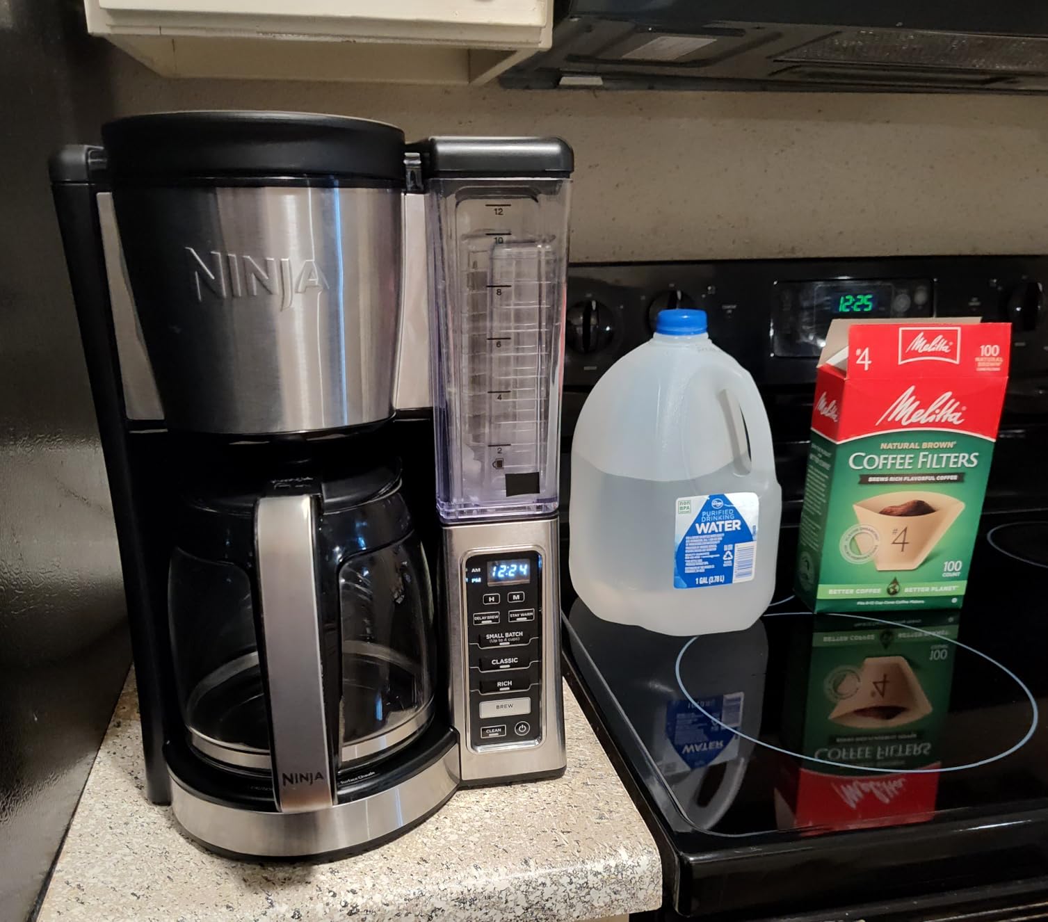 Ninja Fresh Brew Coffee Maker, 12 Cup Glass Carafe, Stainless Steel, CE251 customer photo 1