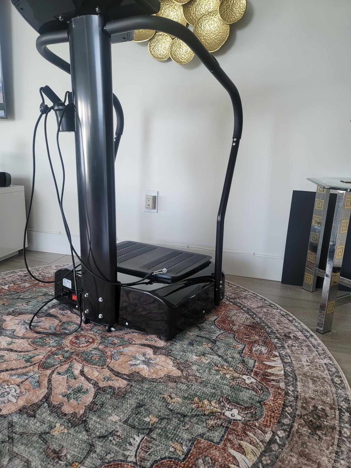 Lifepro Rhythm Vibration Plate Exercise Machine with 99 Speed Levels | Heart Rate Monitor, Resistance Bands, Cup Holder, Phone Holder — Vibration Plate for Lymphatic Drainage & Full Body Workout customer photo 1