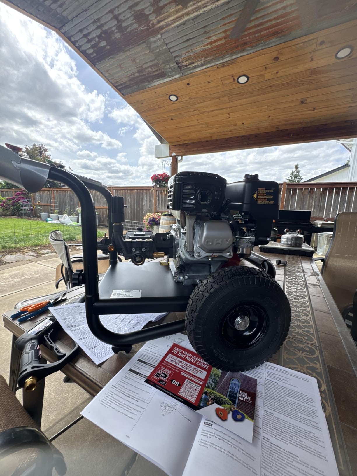 Simpson PowerShot 3500 PSI Gas Pressure Washer, 2.5 GPM, Honda GX200 Engine customer photo 1