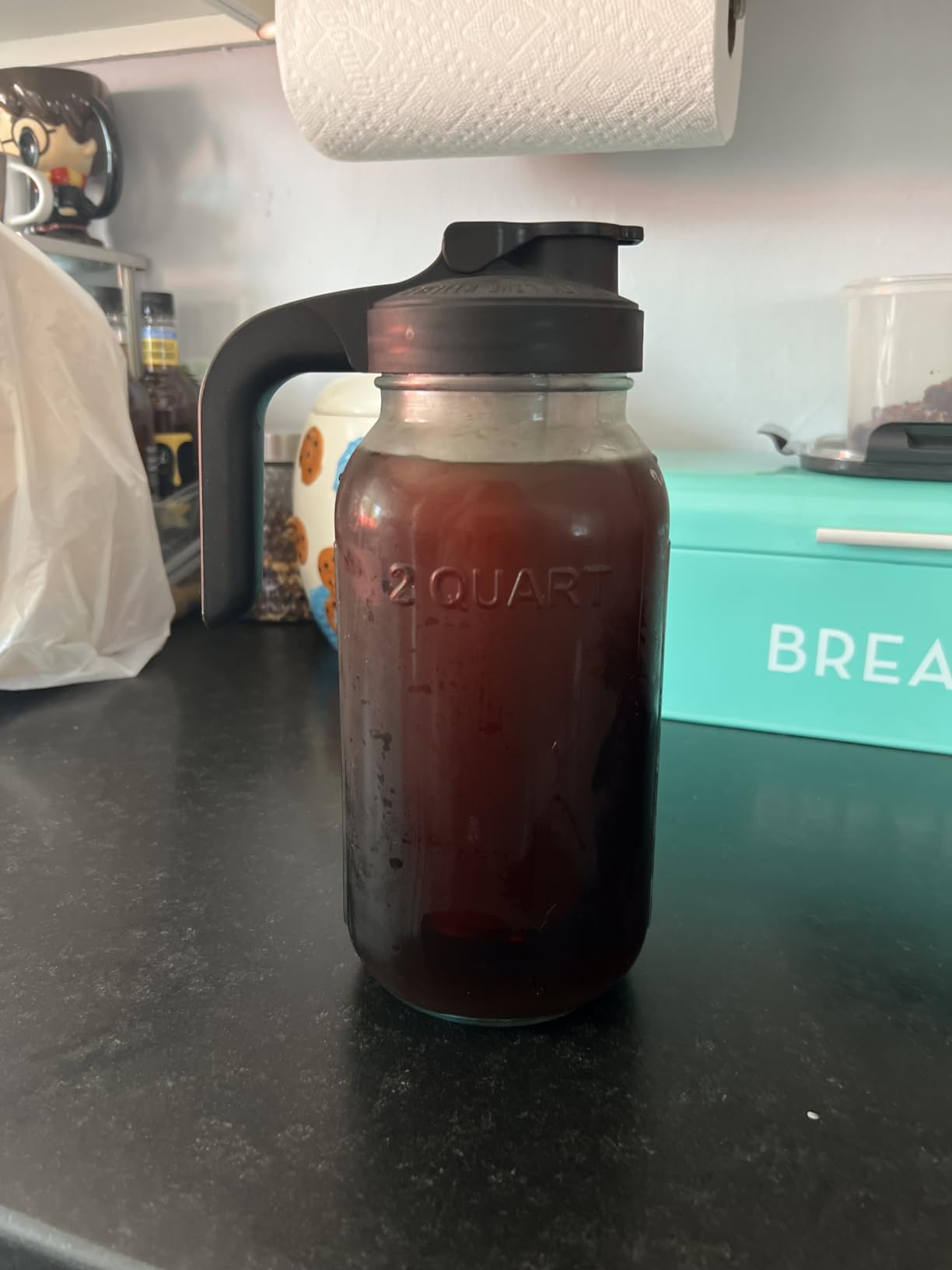 County Line Kitchen 64oz Cold Brew Coffee Maker with Leak Proof Lid - Gray customer photo 1