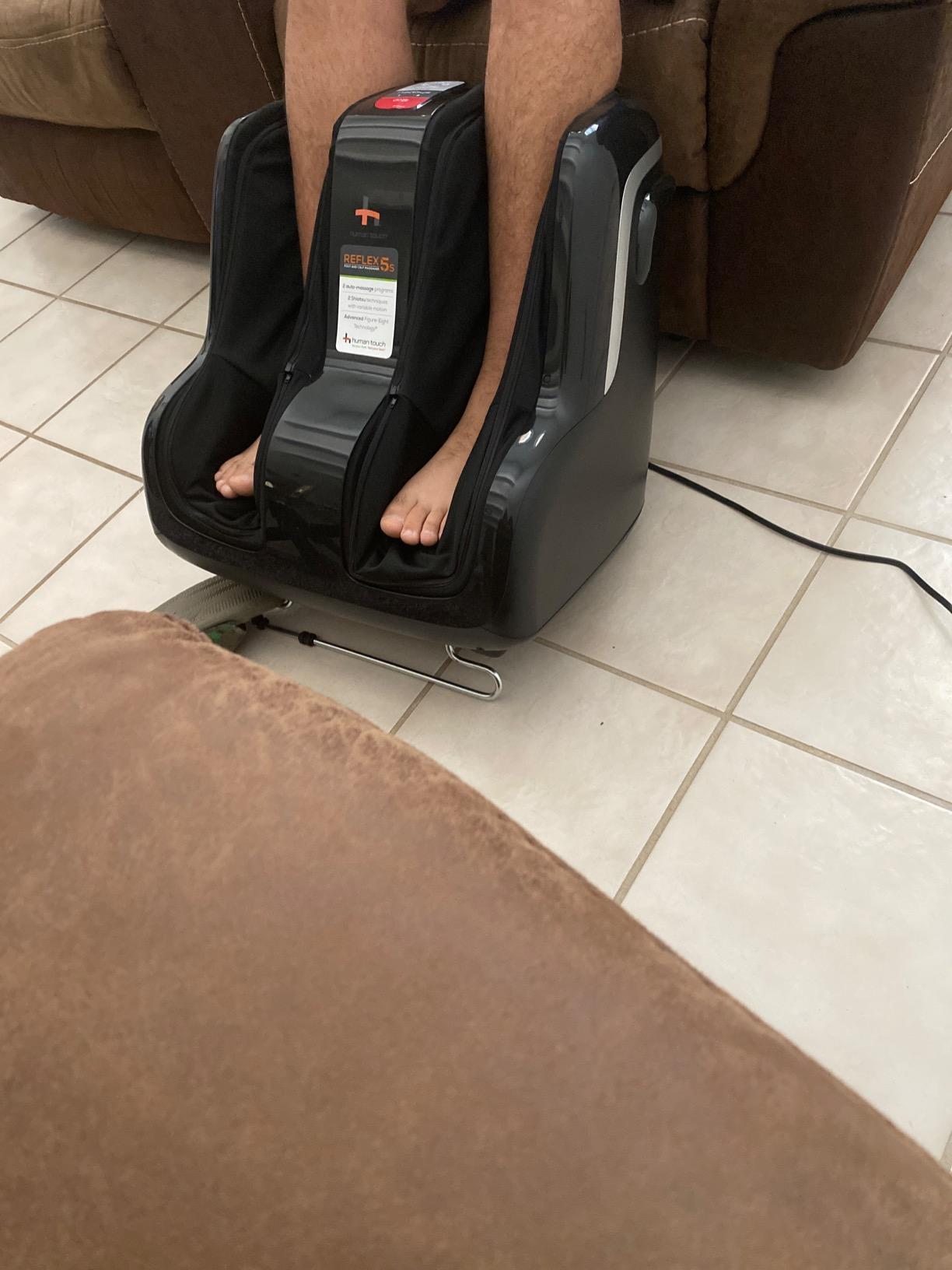 Human Touch Reflex5s Foot & Calf Massager Plantar Fasciitis - HSA Approved customer photo 2