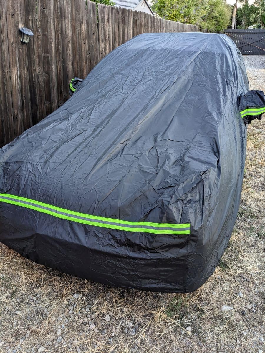 Favoto Car Cover Waterproof All Weather Windproof for SUV 188-198 Inches customer photo 1