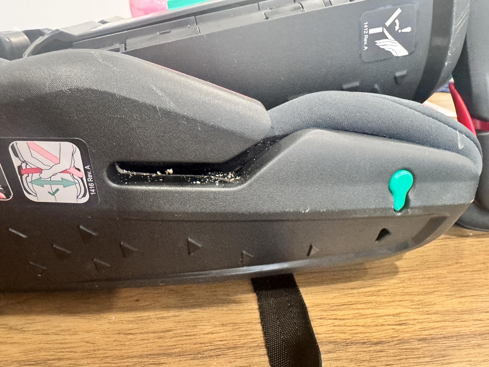 Mifold Hifold Adjustable Kids High Back Booster Car Seat with Strap – Slate Grey customer photo 2