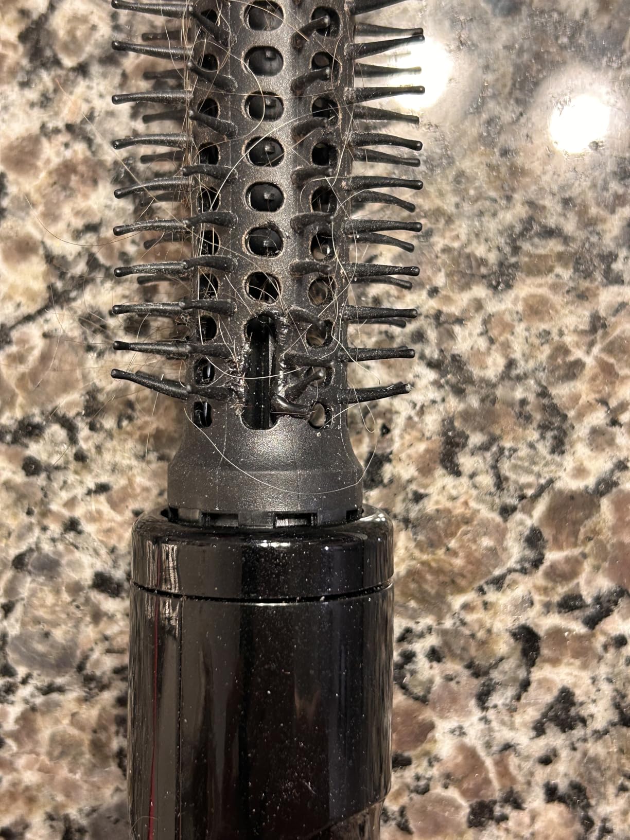 Hot Tools Pro Artist Hot Air Styling Brush | Style, Curl and Touch Ups (1”) Black customer photo 2