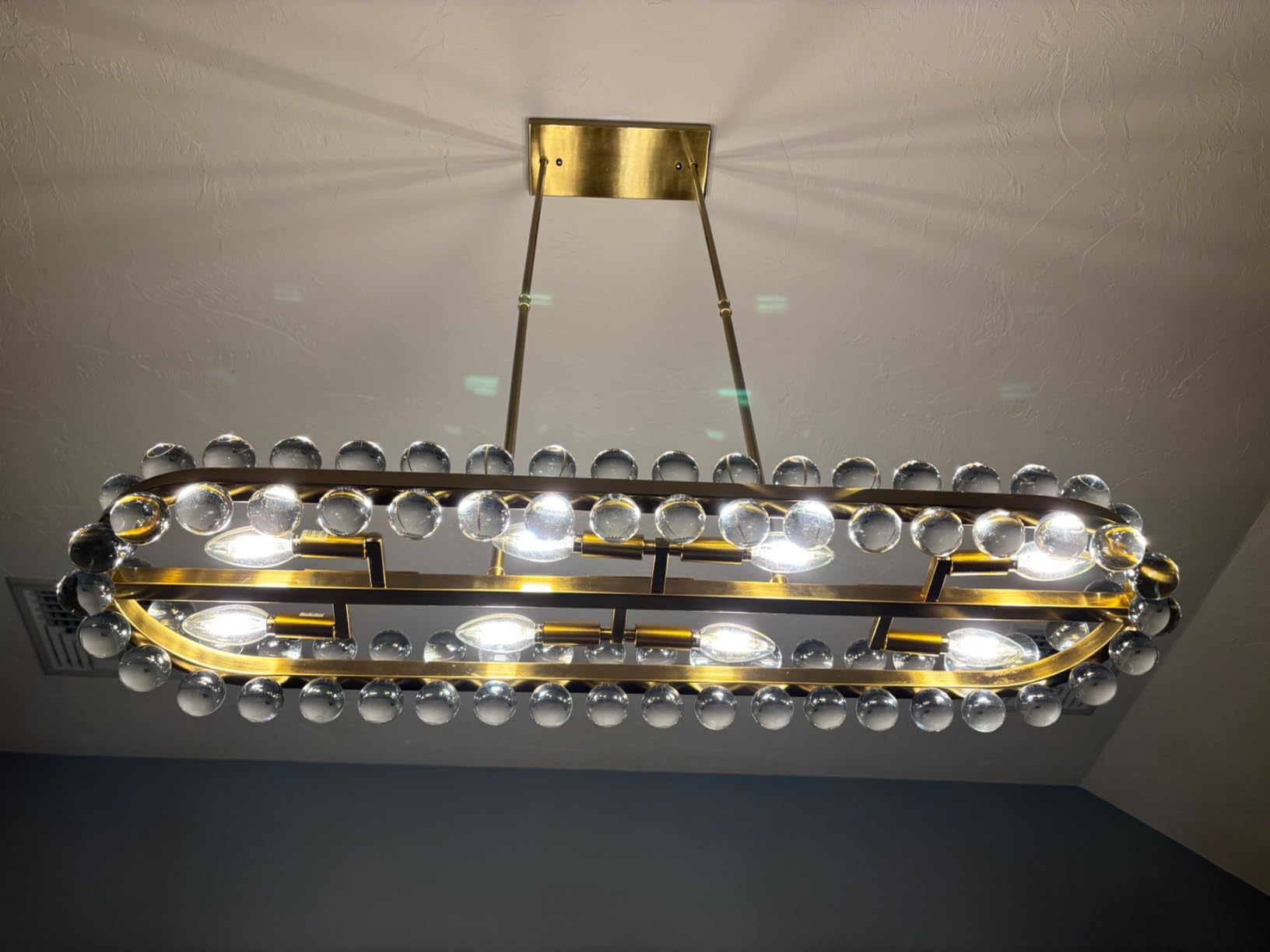 12-Pack Dimmable E12 LED Candelabra Bulbs 40Watt Equivalent, 2700K Warm White, 450Lumens, 4W B11 Vintage Chandelier Light Bulbs, LED Filament Clear Glass Candle Lamp for Ceiling Fan Home Decor1 customer photo 2