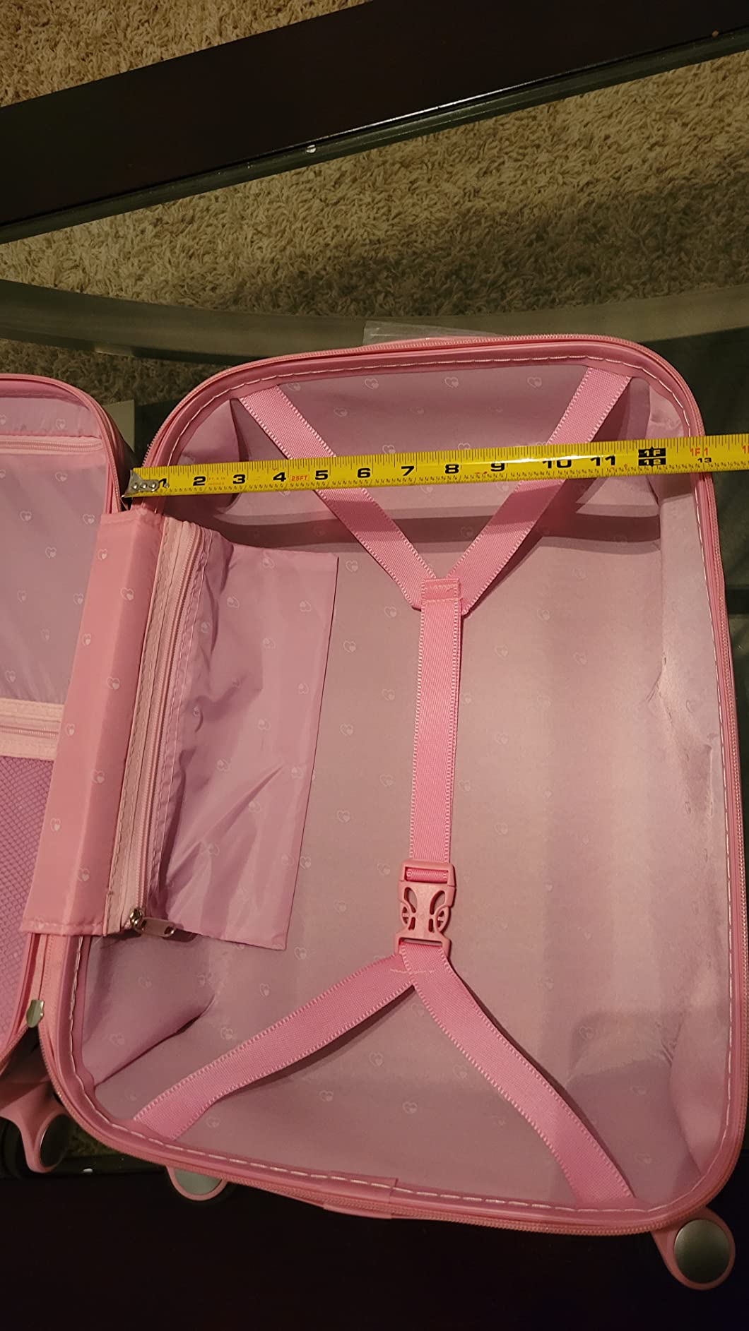 GURHODVO Kids Carry On Luggage for Boy's, Girl's Children Rolling Suitcase with 4 Spinner Wheels Hardshell Case for Toddler to Travel (airplane) customer photo 2