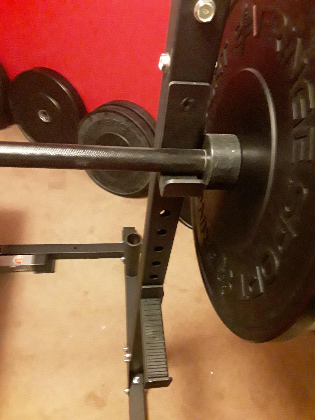 800LB Capacity Squat Rack with Pull Up Bar, Adjustable Power Cage, Home Gym customer photo 1