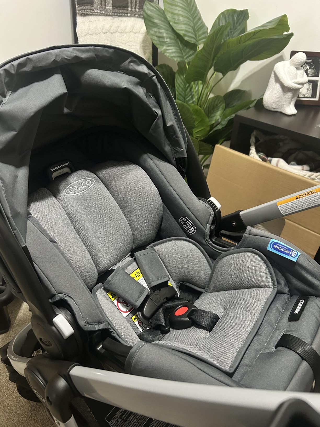 Graco Modes Pramette Travel System, Car Seat and Stroller Combo, Includes SnugRide LX Infant Car Seat and Baby Stroller, 3 Modes: Car Seat Carrier, Pramette, Toddler Stroller, Ellington customer photo 1