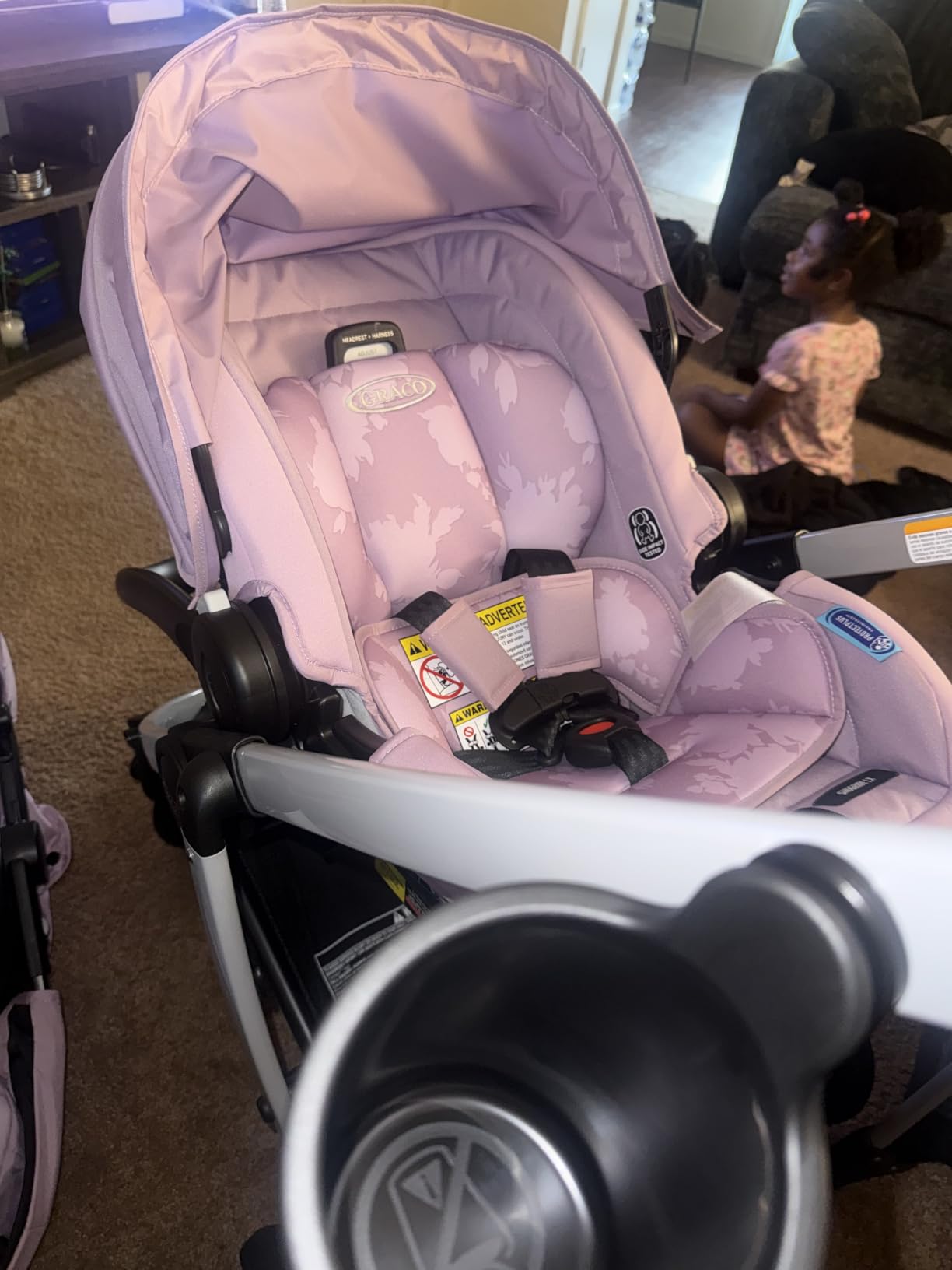Graco Modes Pramette Stroller, 3-in-1 Baby Stroller, 3 Modes: Infant Car Seat Carrier (Car Seat Not Included), Infant Pramette, and Toddler Stroller, Reversible Seat, One-Hand Fold, Pierce customer photo 1