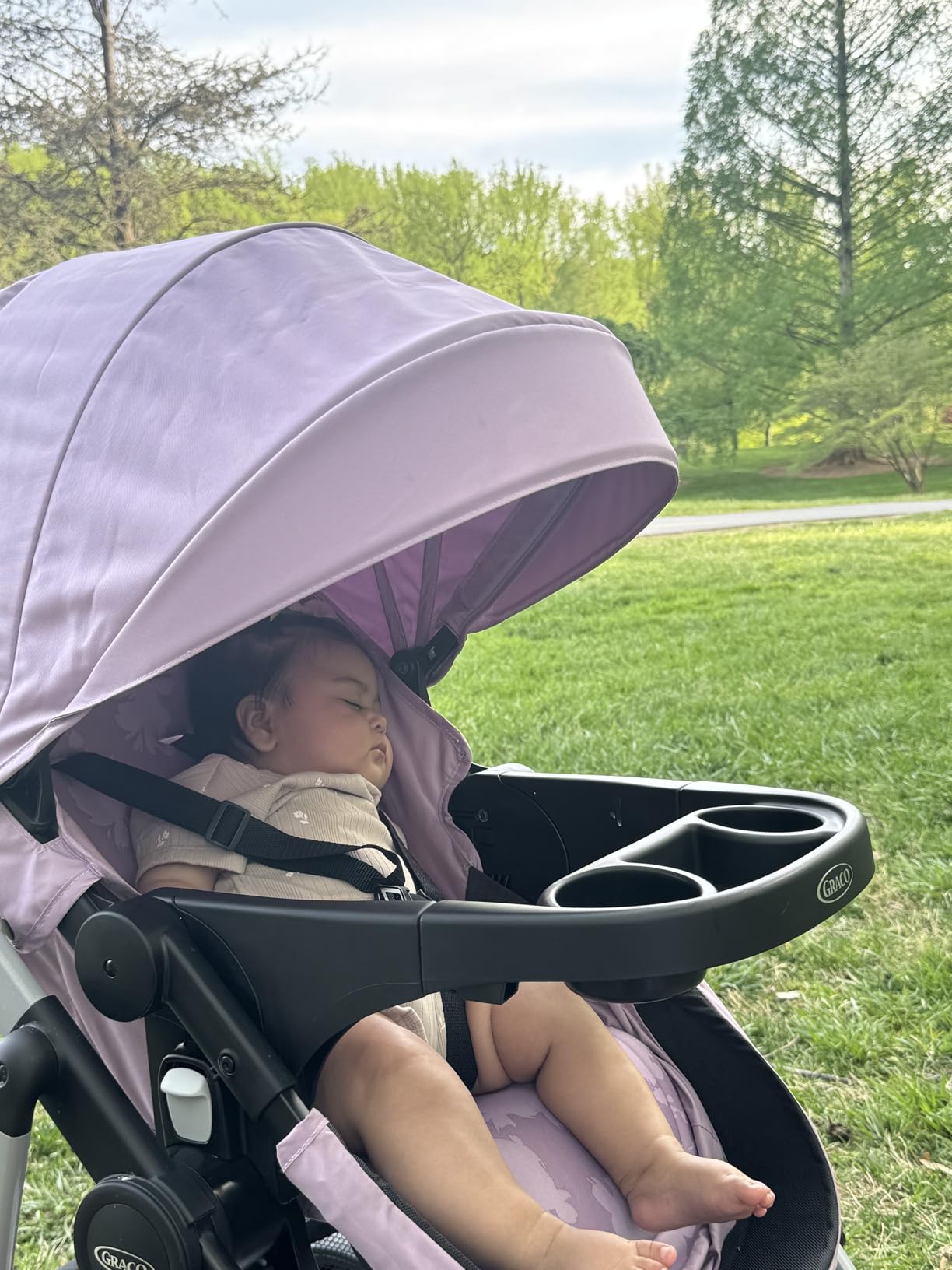Graco Modes Pramette Stroller, 3-in-1 Baby Stroller, 3 Modes: Infant Car Seat Carrier (Car Seat Not Included), Infant Pramette, and Toddler Stroller, Reversible Seat, One-Hand Fold, Pierce customer photo 2