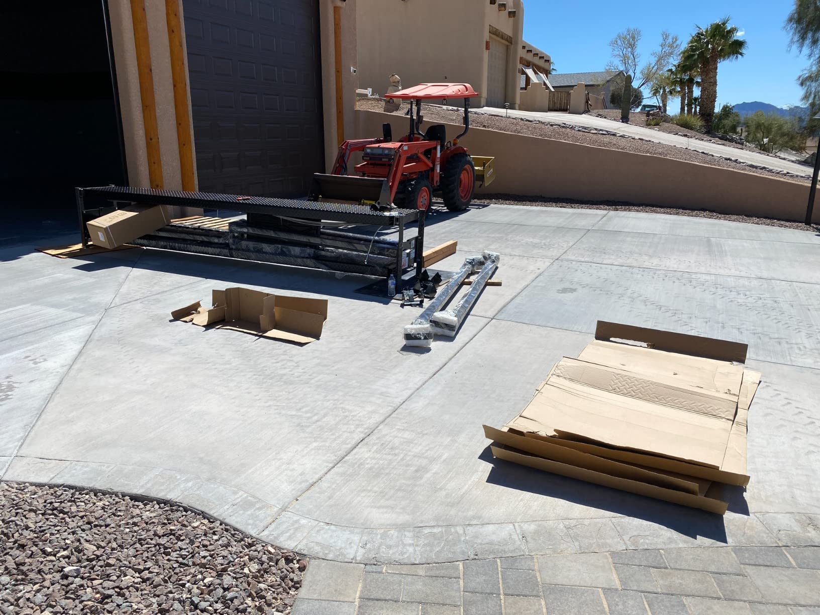 APlusLift HW-8S 8000LB 4-Post Storage Service Car Lift 3 Year Warranty customer photo 2