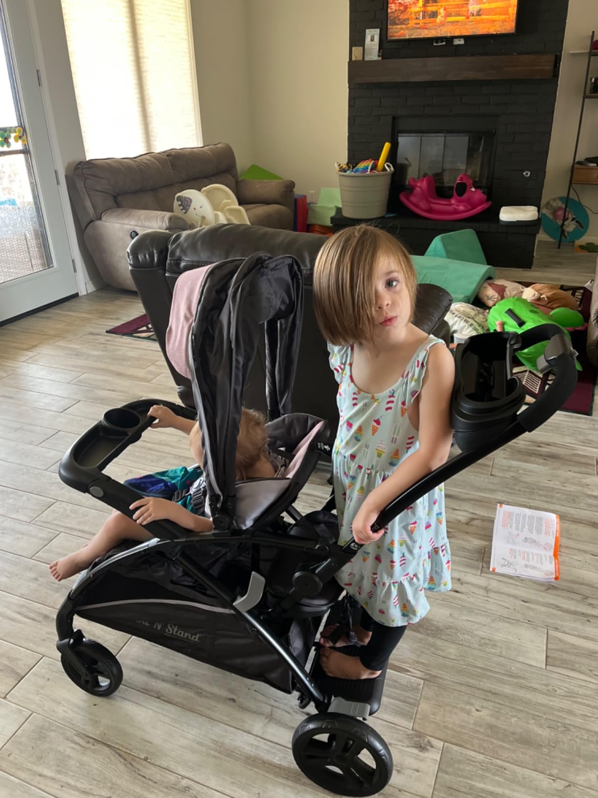 Baby Trend Sit N' Stand® 5-in-1 Shopper Stroller, Kona customer photo 1
